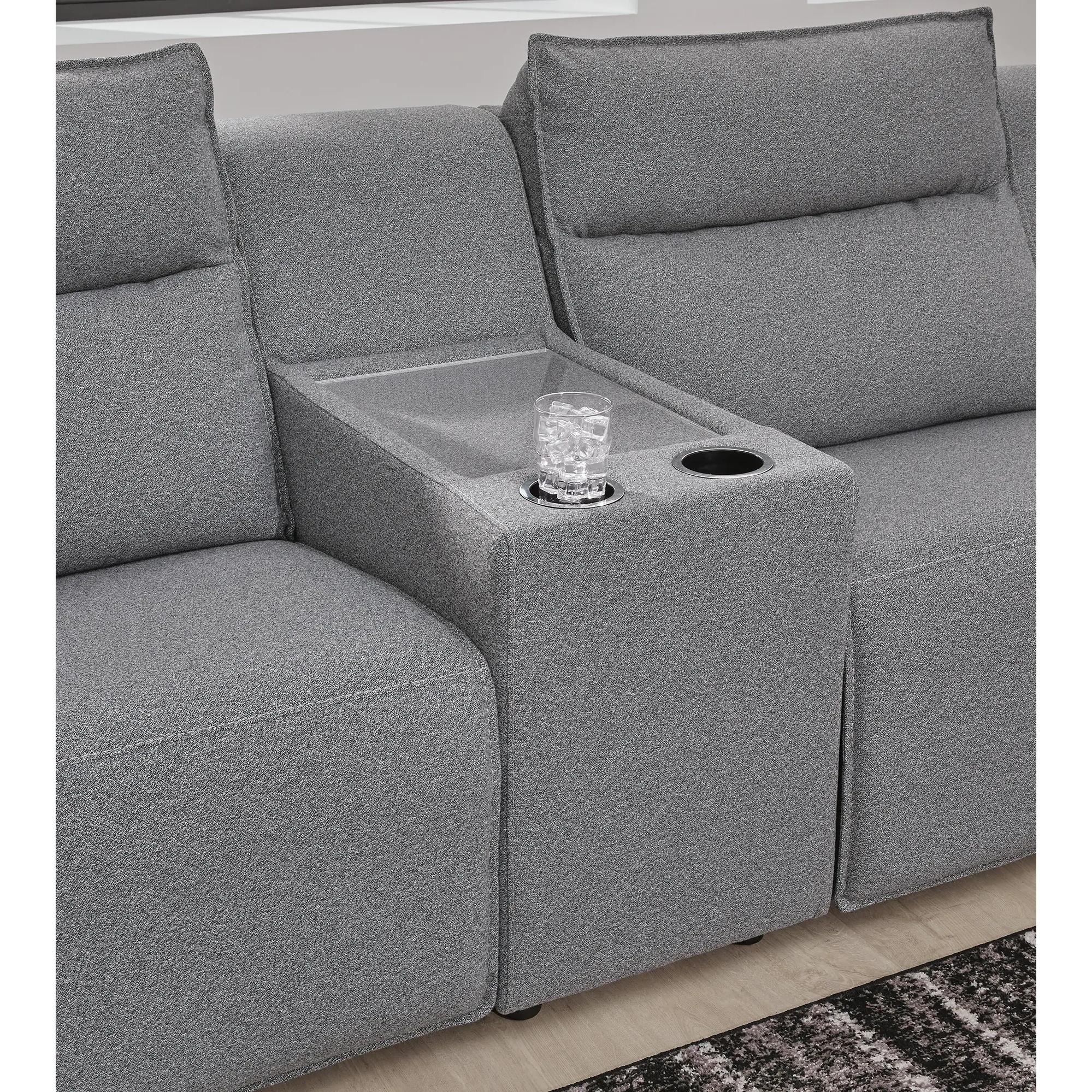 Signature Design by Ashley Modmax 65906S4 3 pc Power Reclining Sectional with Chaise - Image 4