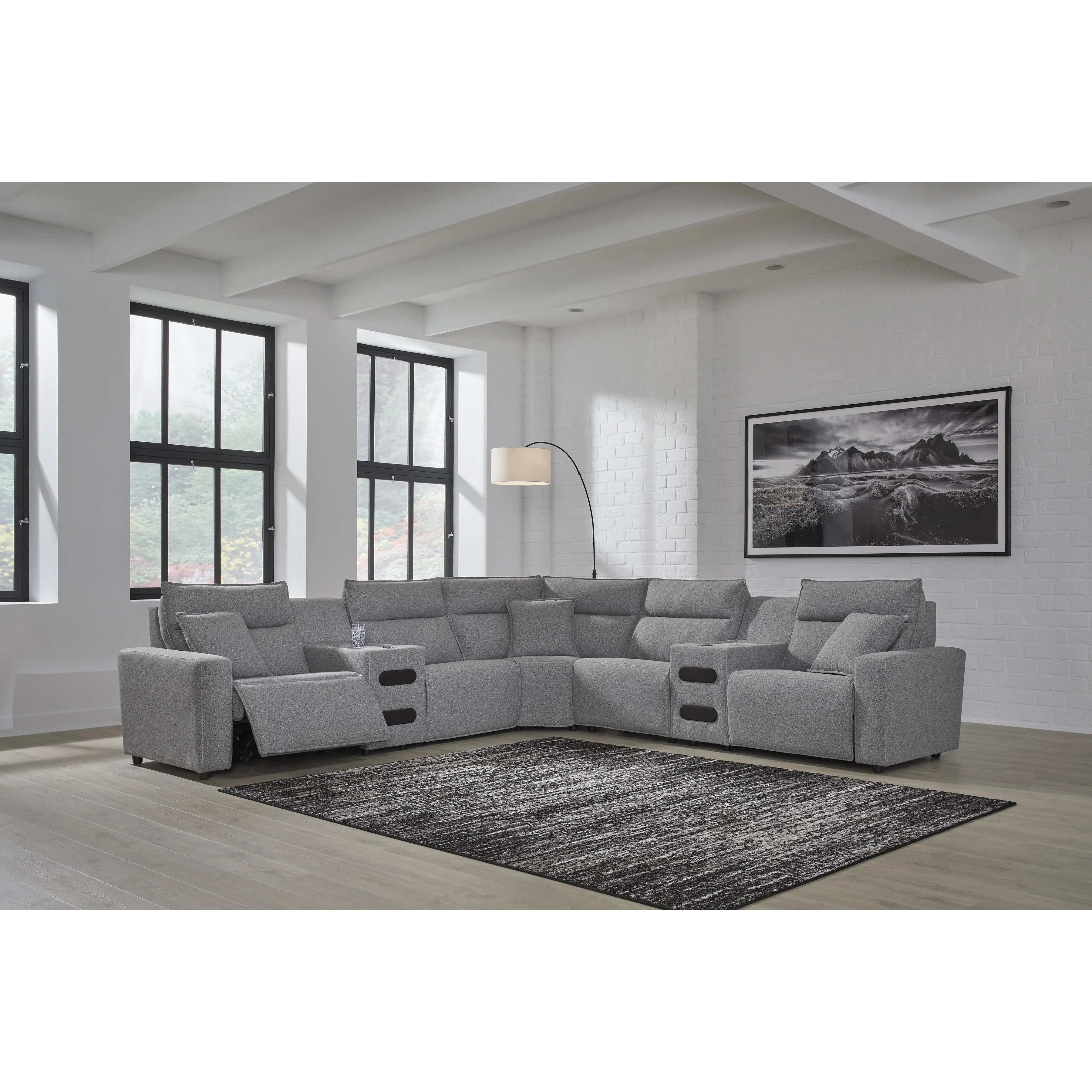 Signature Design by Ashley ModMax II Power Reclining Fabric 7 pc Sectional 6590658C/6590660C/6590631C/6590677C/6590646C/6590660C/6590662C - Image 6