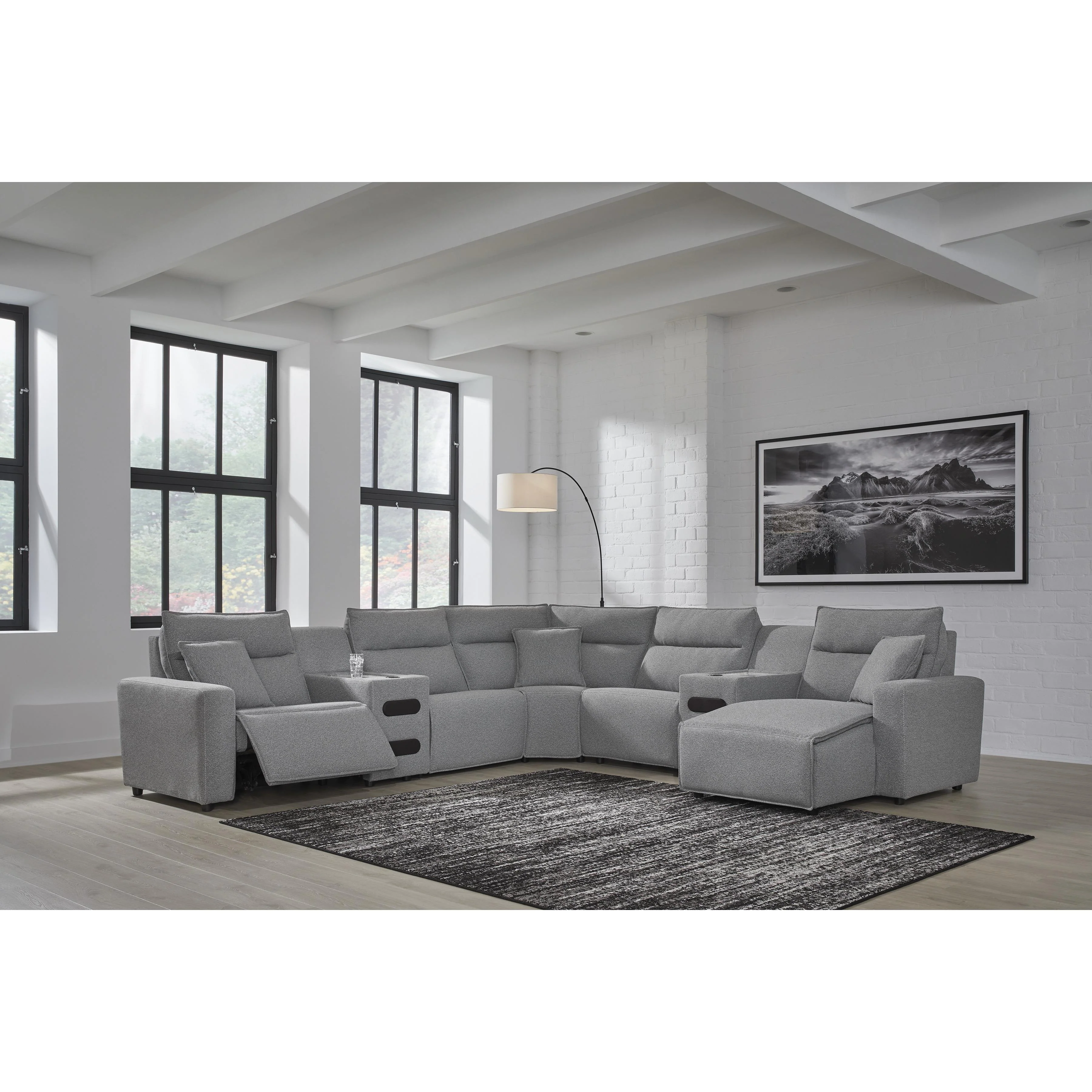 Signature Design by Ashley ModMax II Power Reclining Fabric 7 pc Sectional 6590658C/6590660C/6590631C/6590677C/6590646C/6590660C/6590697C - Image 6