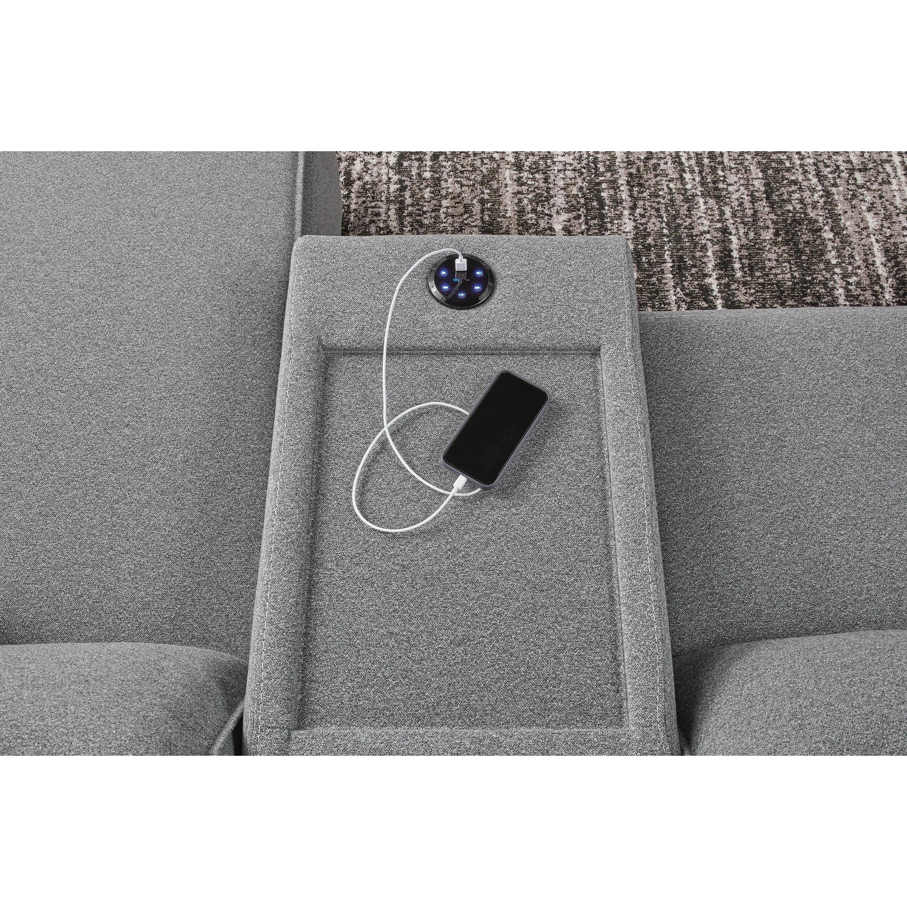 Signature Design by Ashley ModMax II Power Reclining Fabric 5 pc Sectional 6590658C/6590660C/6590646C/6590660C/6590662C - Image 3