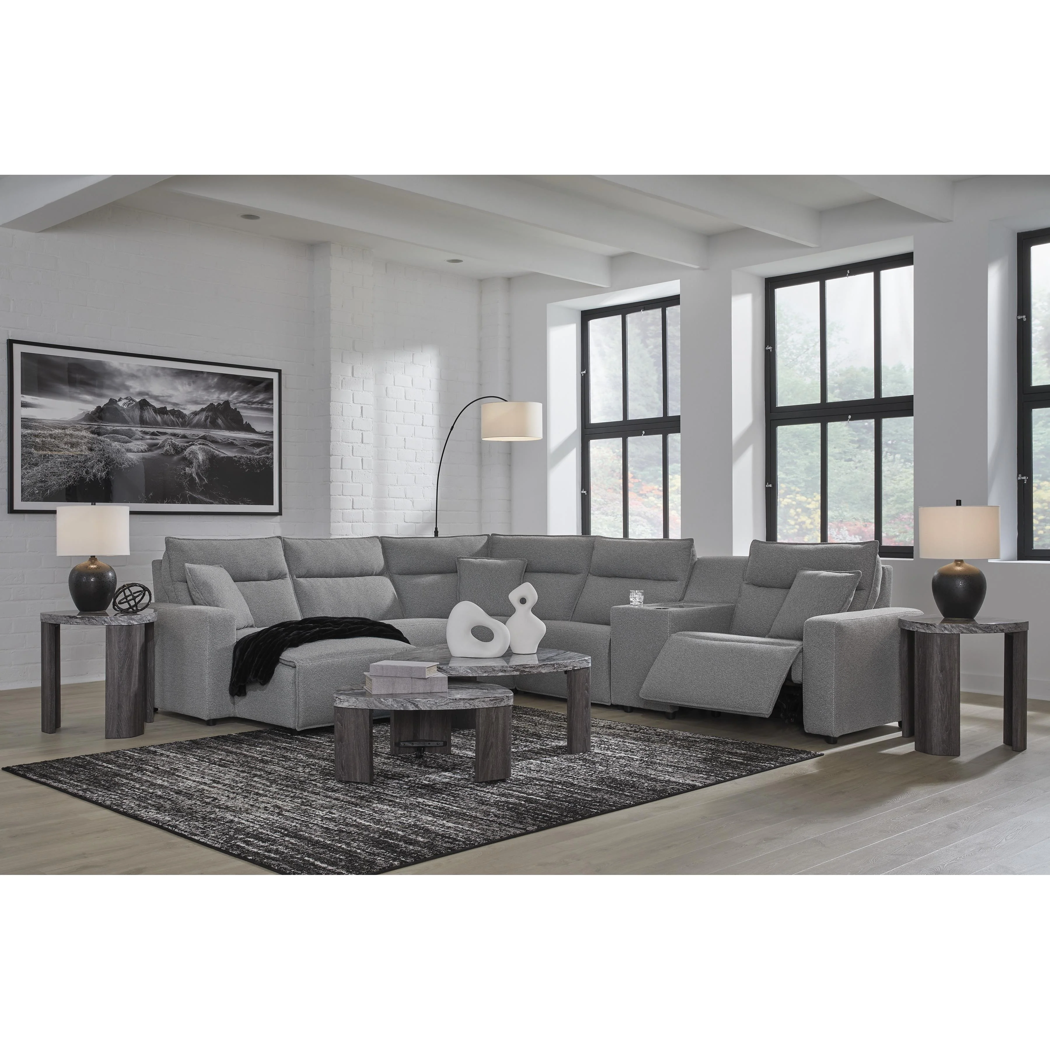 Signature Design by Ashley Modmax 65906S19 6 pc Power Reclining Sectional with Chaise - Image 6