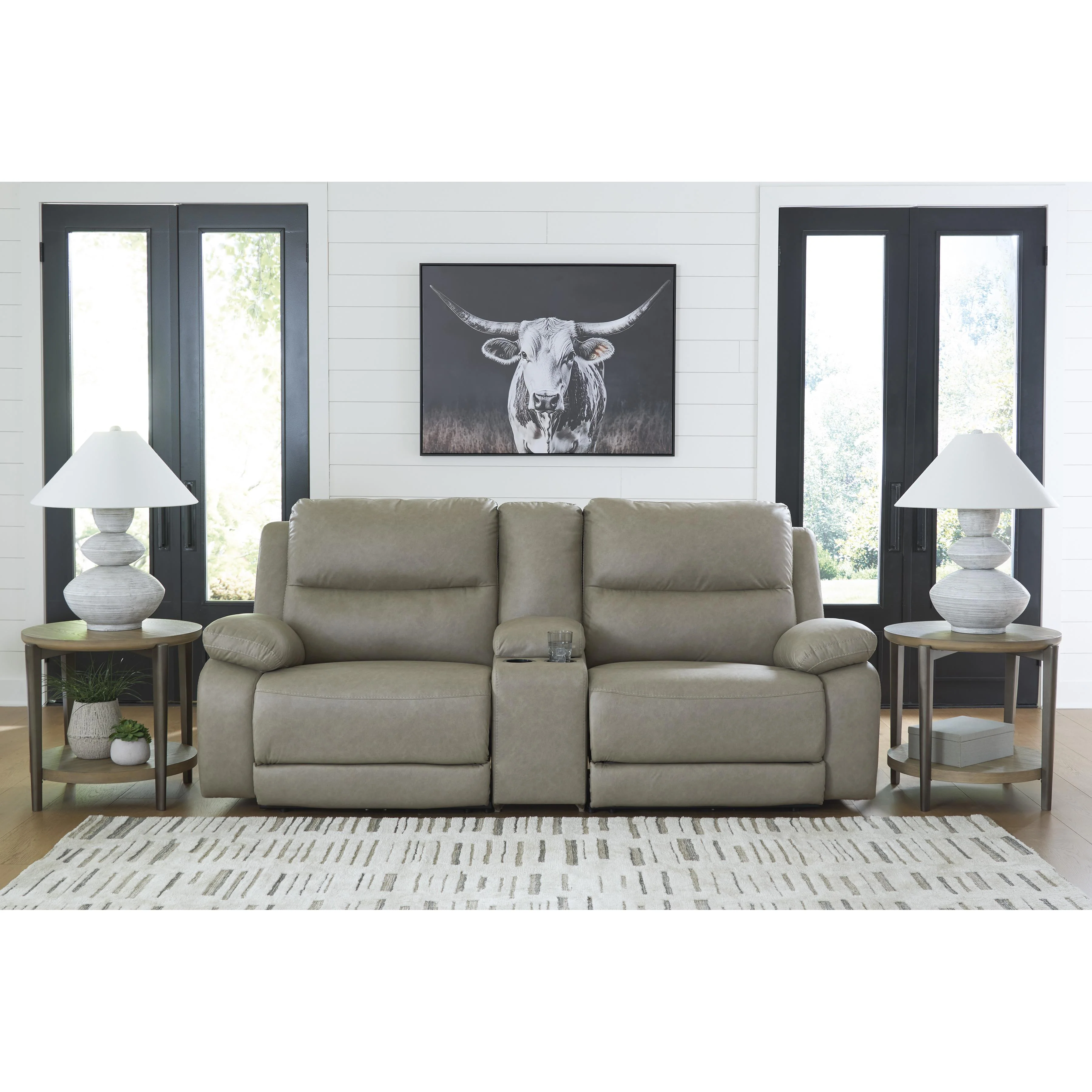 Signature Design by Ashley Narwhal Place PC99201S3 3 pc Power Reclining Sectional - Image 2