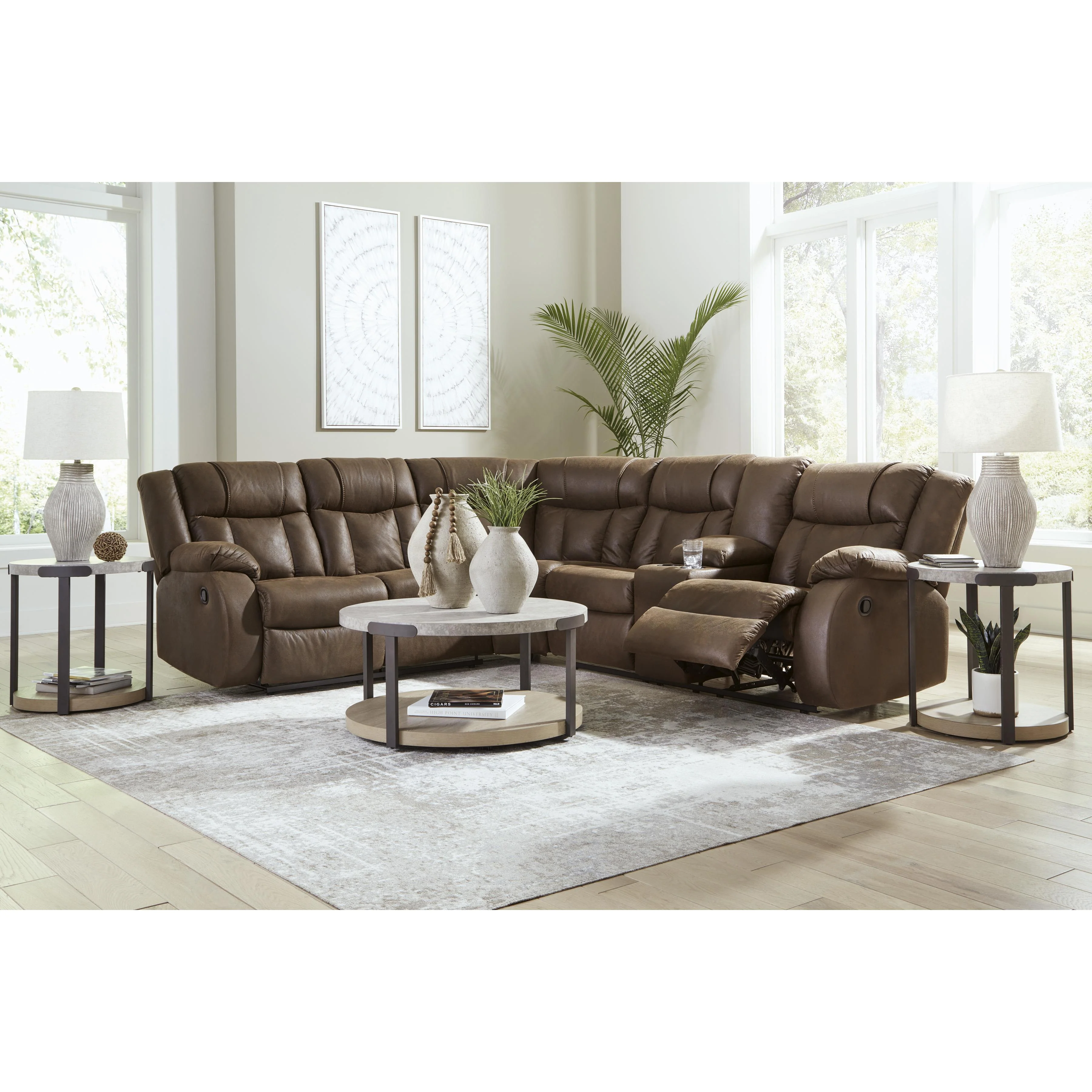 Signature Design by Ashley Trail Boys 82703S1C 2 pc Reclining Sectional - Image 7