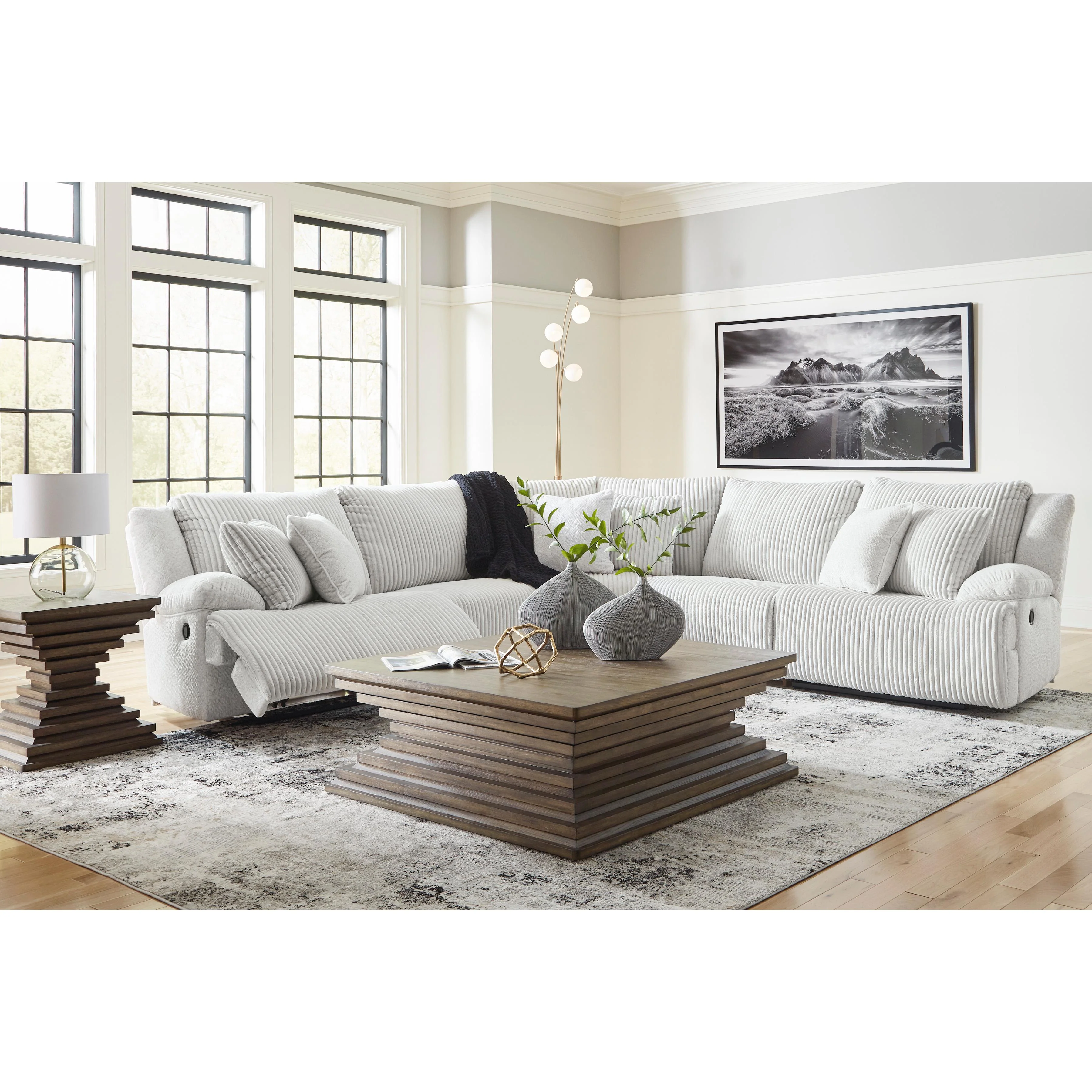 Signature Design by Ashley Top Tier 92706S3 5 pc Reclining Sectional - Image 5