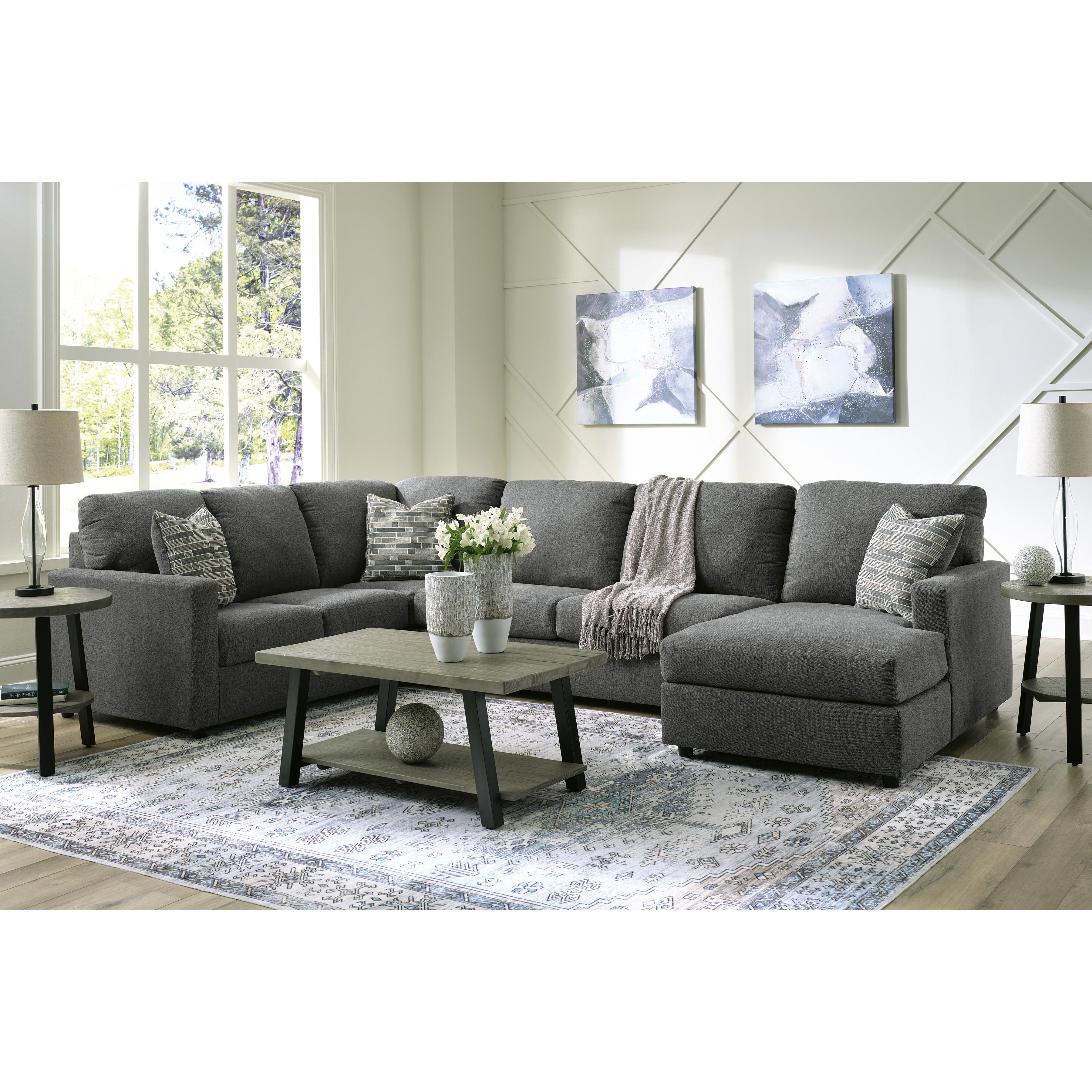 Signature Design by Ashley Edenfield 29003S2 3 pc Sectional with Chaise - Image 4