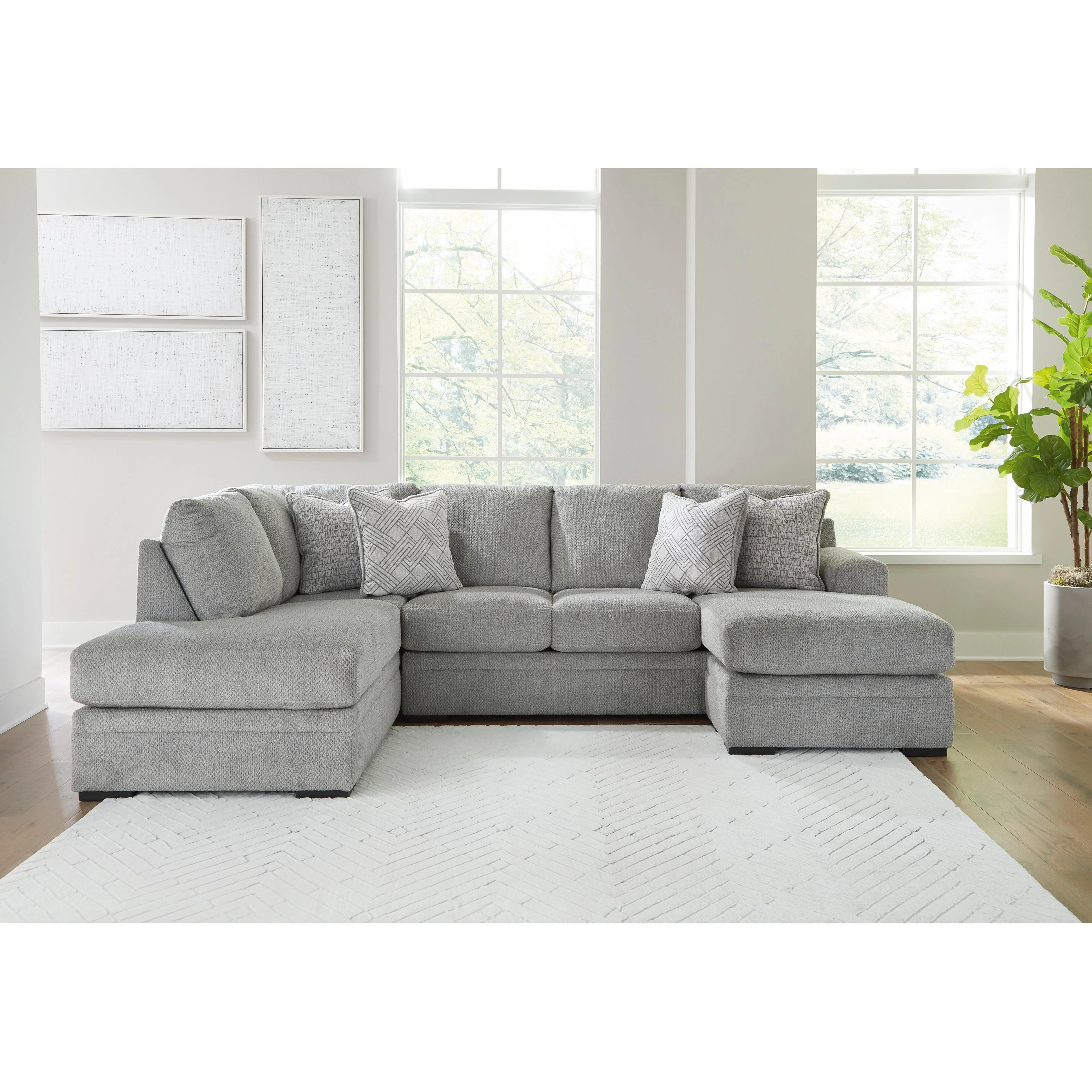 Signature Design by Ashley Casselbury 52906S2 2 pc Sectional with Chaise - Image 4