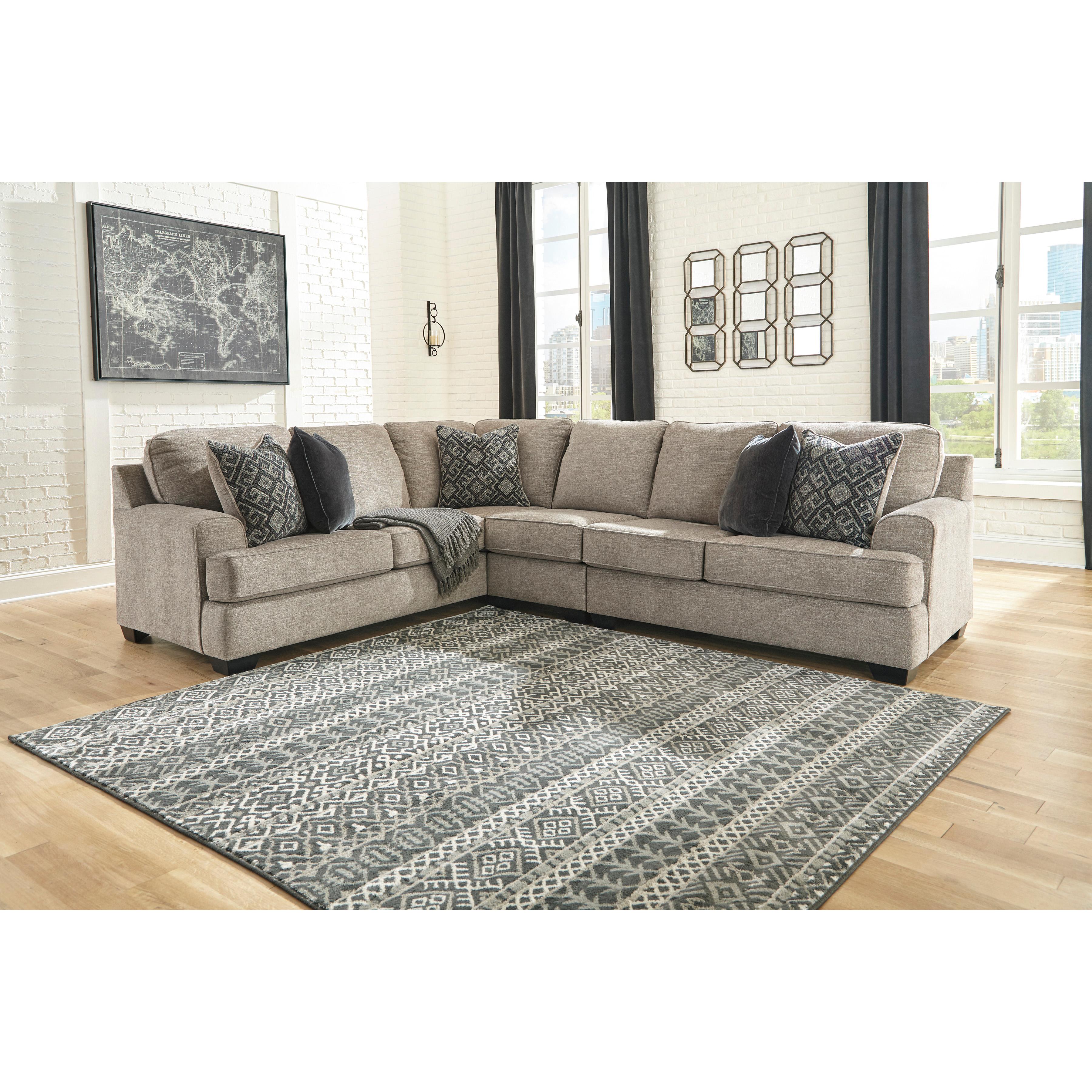 Signature Design by Ashley Bovarian Fabric 3 pc Sectional 5610348/5610346/5610356