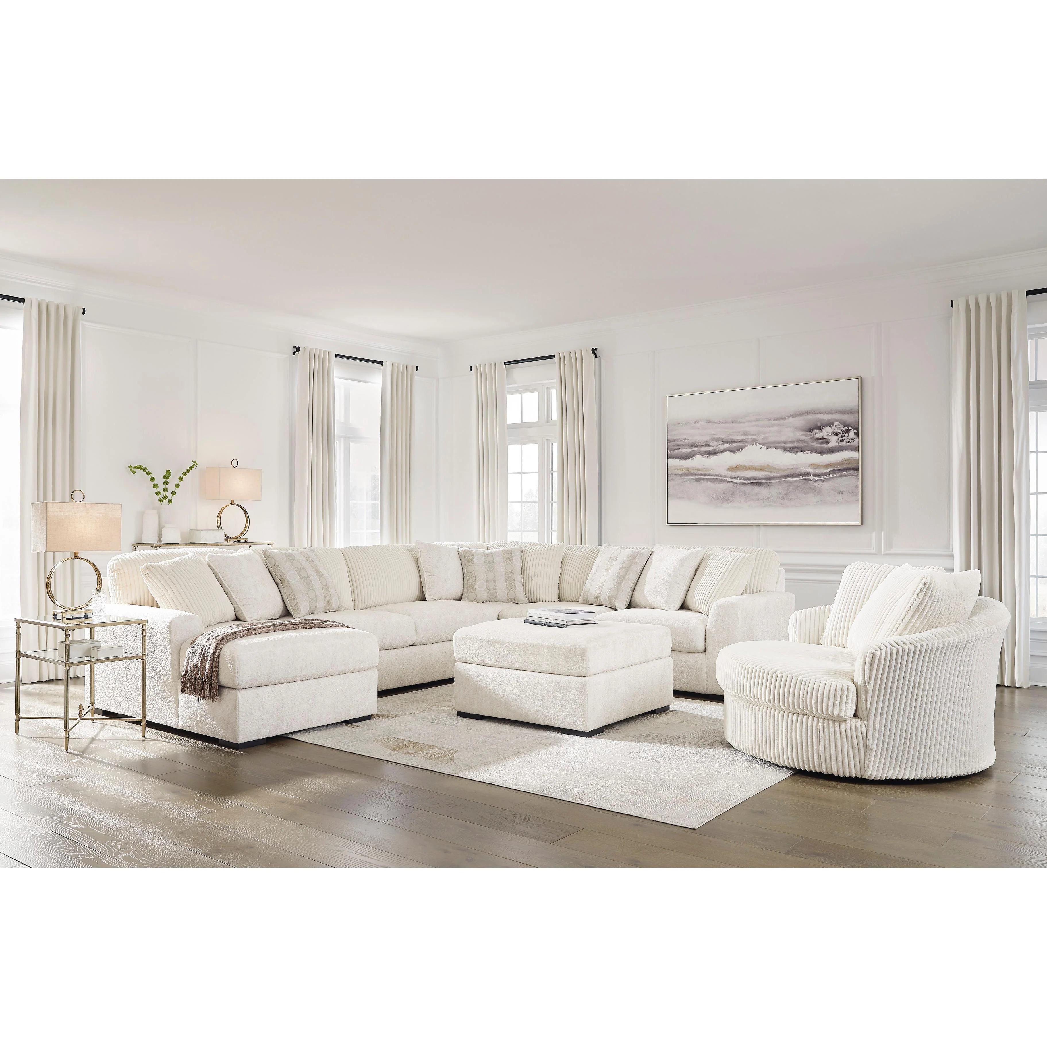 Signature Design by Ashley Chessington 61904S3 4 pc Sectional with Chaise - Image 7