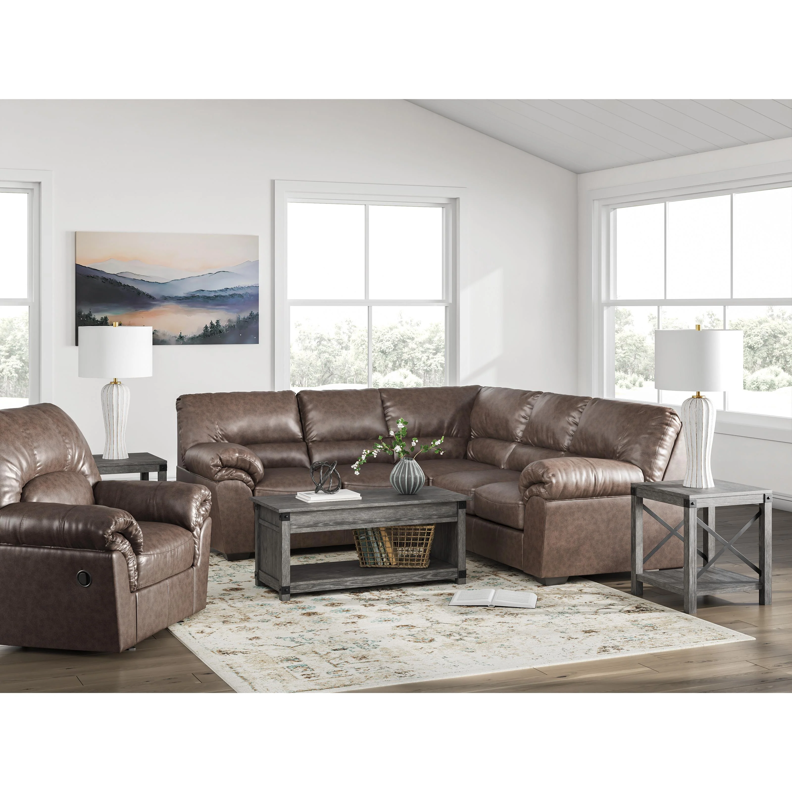 Signature Design by Ashley WillowBend PC27705S1 2 pc Sectional - Image 4