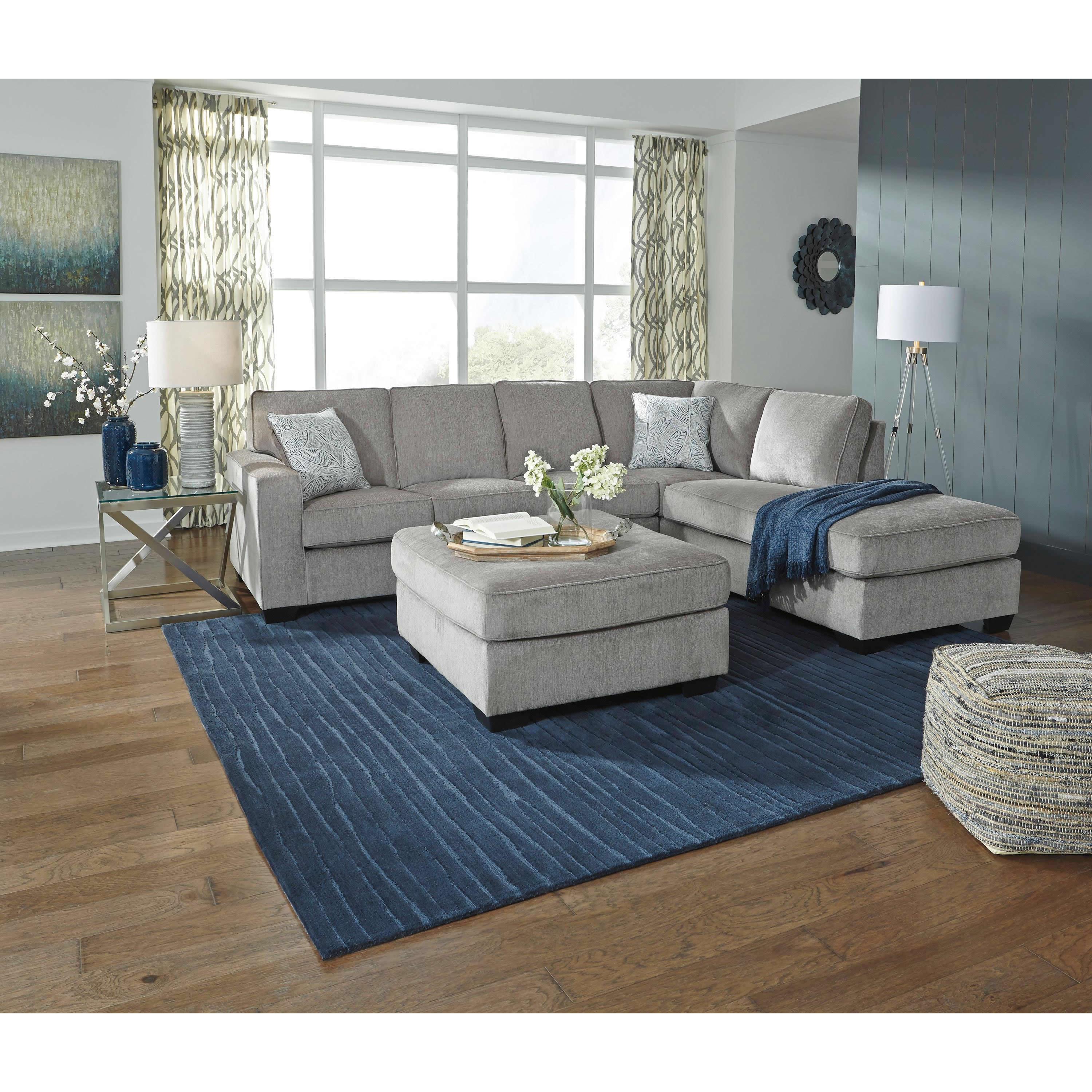 Signature Design by Ashley Altari Fabric Full Sleeper Sectional 8721410/8721417 - Image 6
