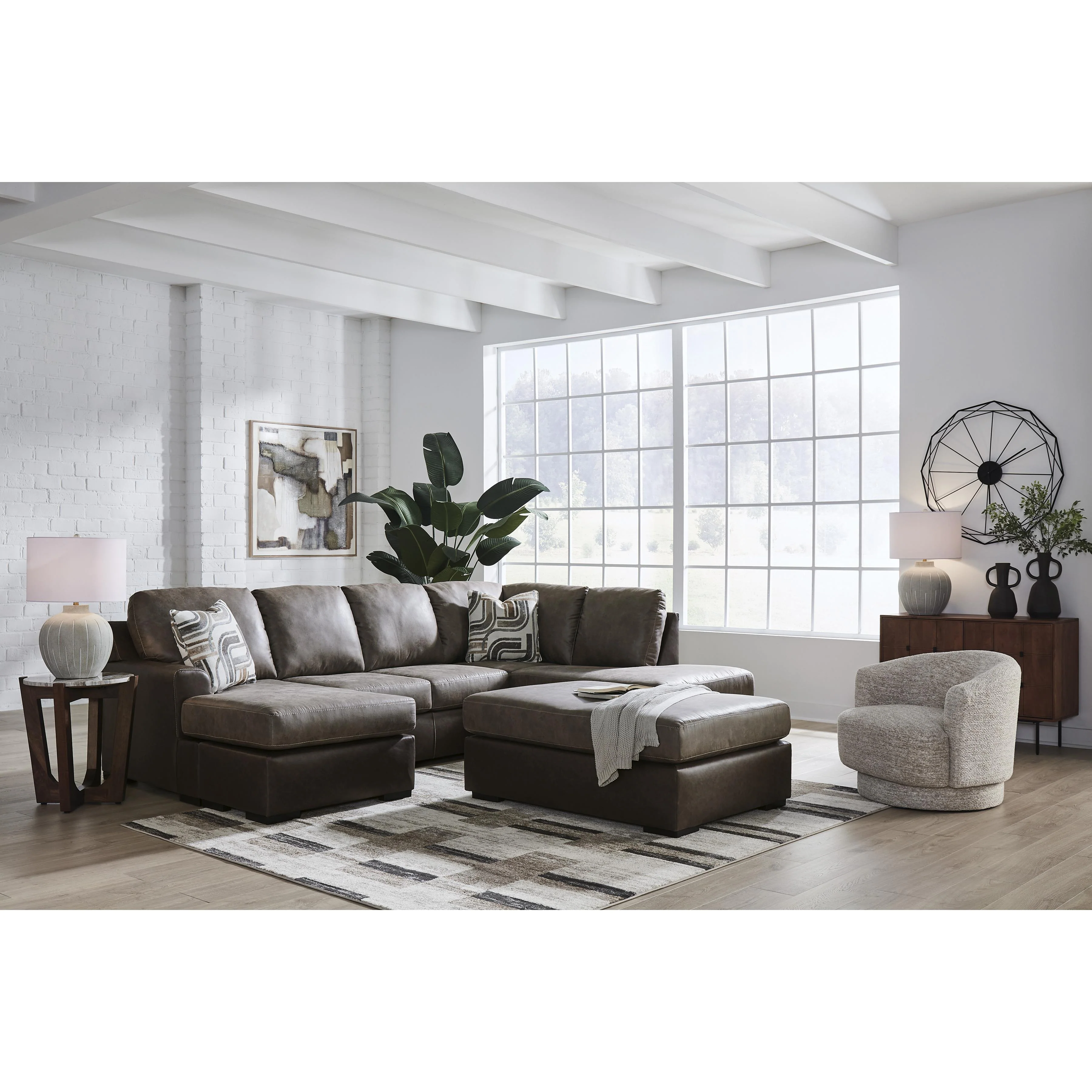 Signature Design by Ashley Castille Way PC62703S5 2 pc Sleeper Sectional with Chaise - Image 6