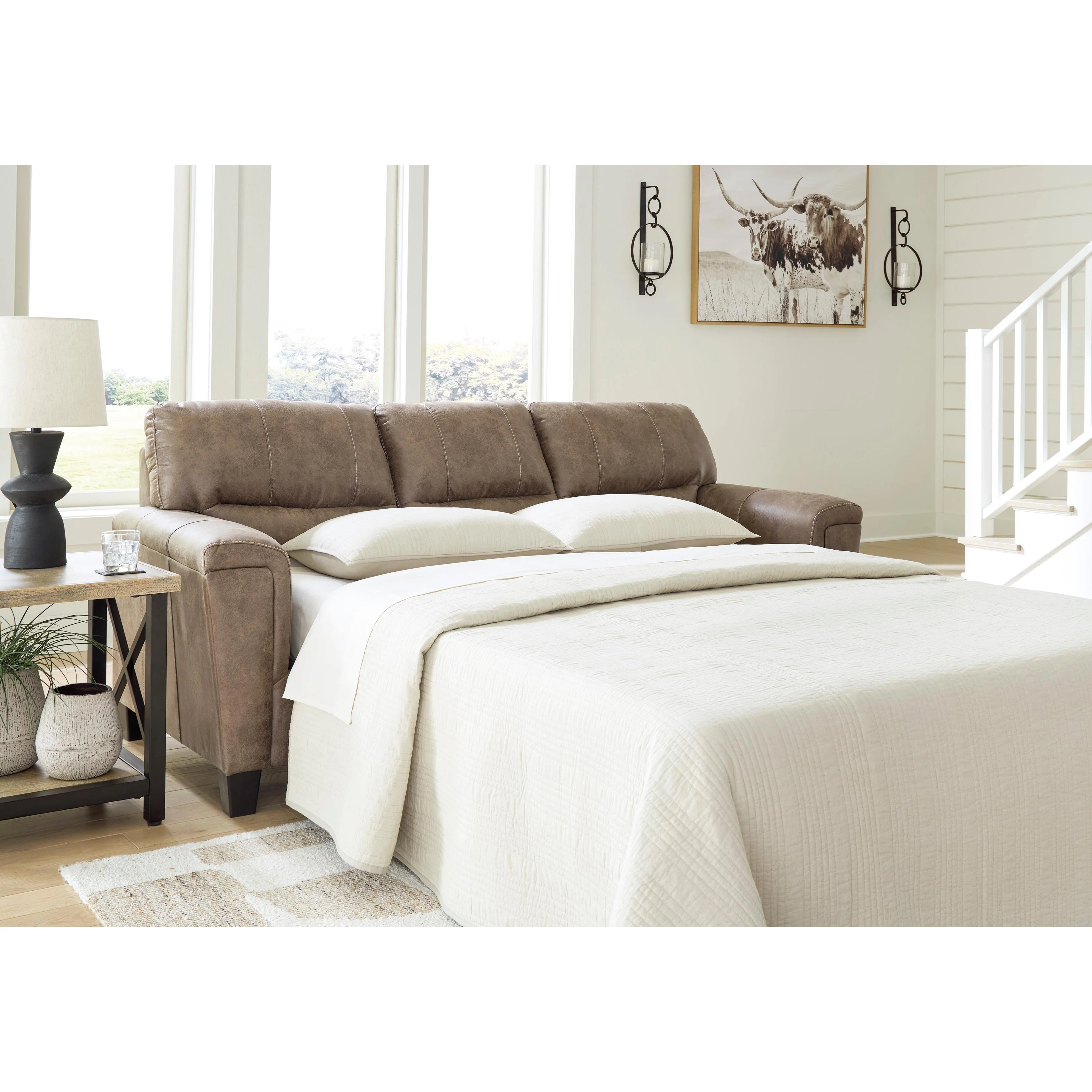 Signature Design by Ashley Navi 9400439 Queen Sofa Sleeper - Image 6