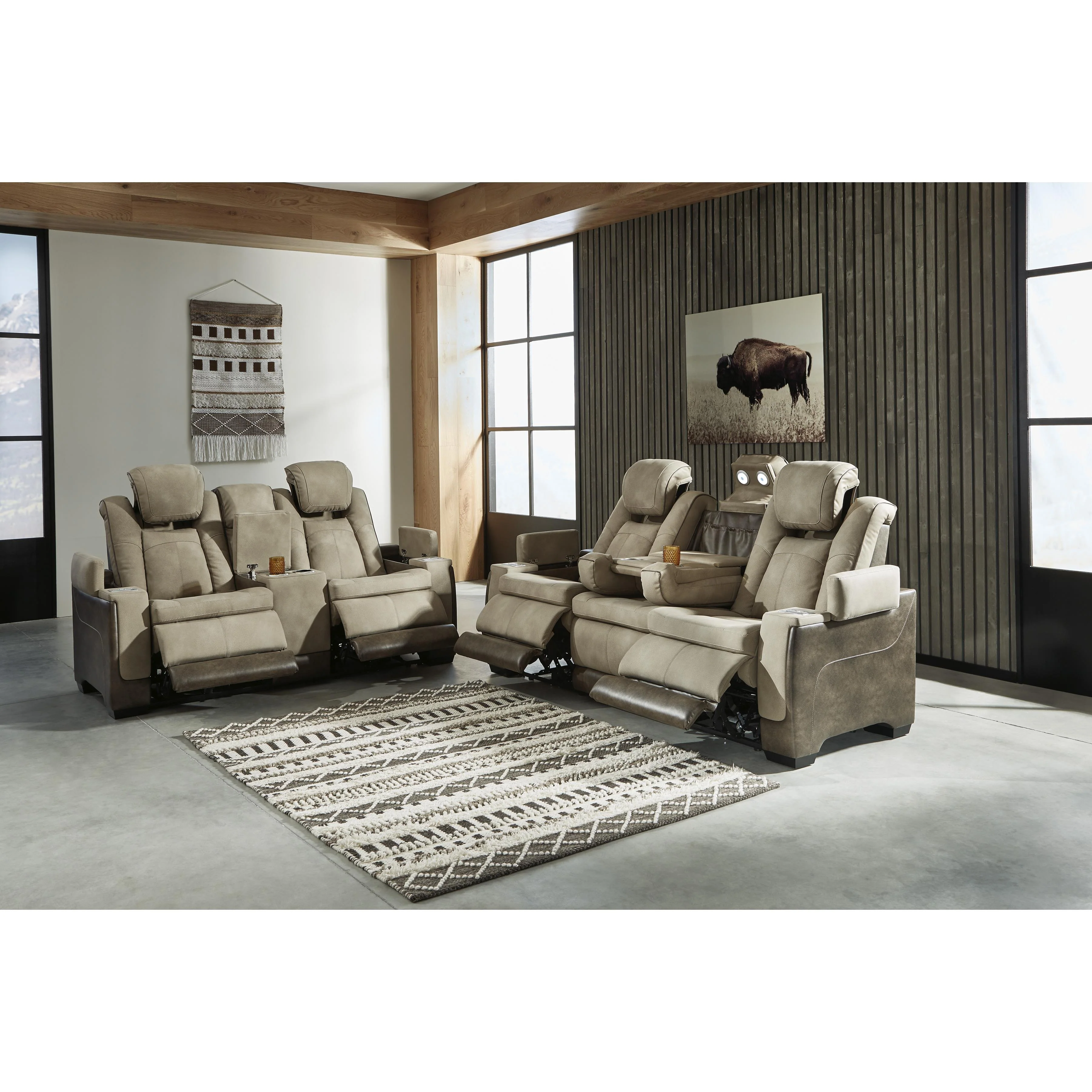 Signature Design by Ashley Next-Gen DuraPella 2200315 Power Reclining Sofa with Adjustable Headrest - Image 15
