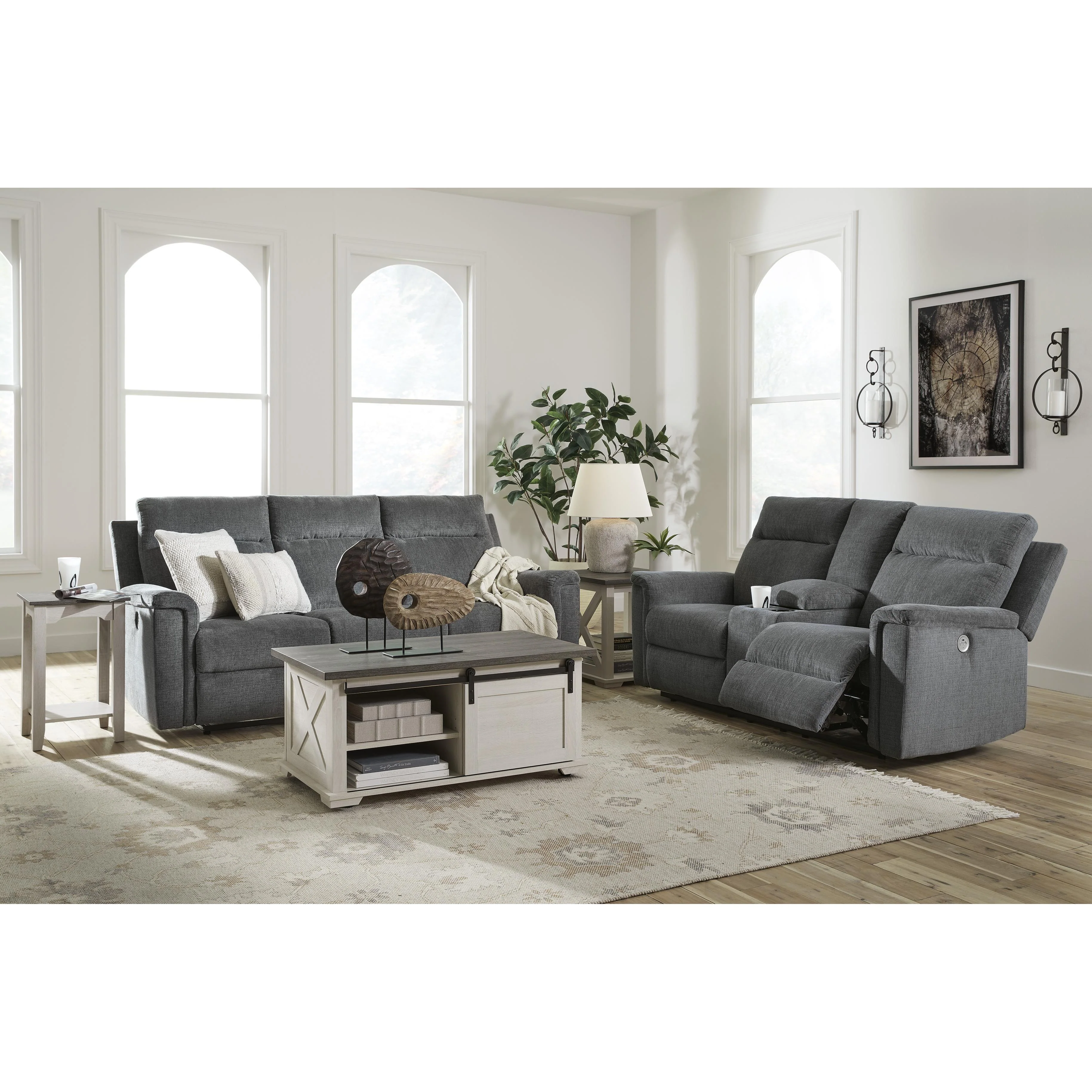 Signature Design by Ashley Barnsana 3320287C Reclining Power Sofa - Image 12