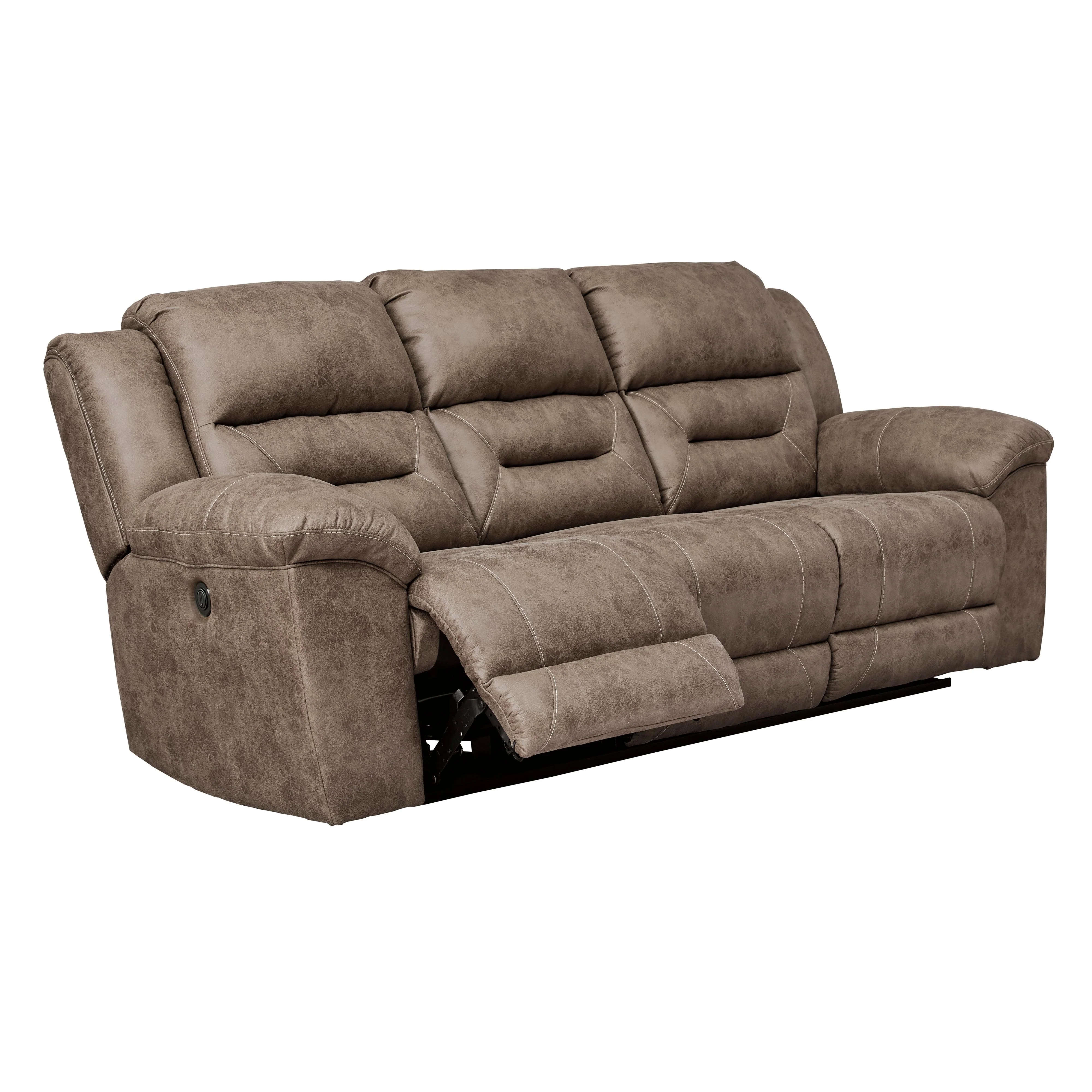 Signature Design by Ashley Stoneland Power Reclining Leather Look Sofa 3990587 - Image 2
