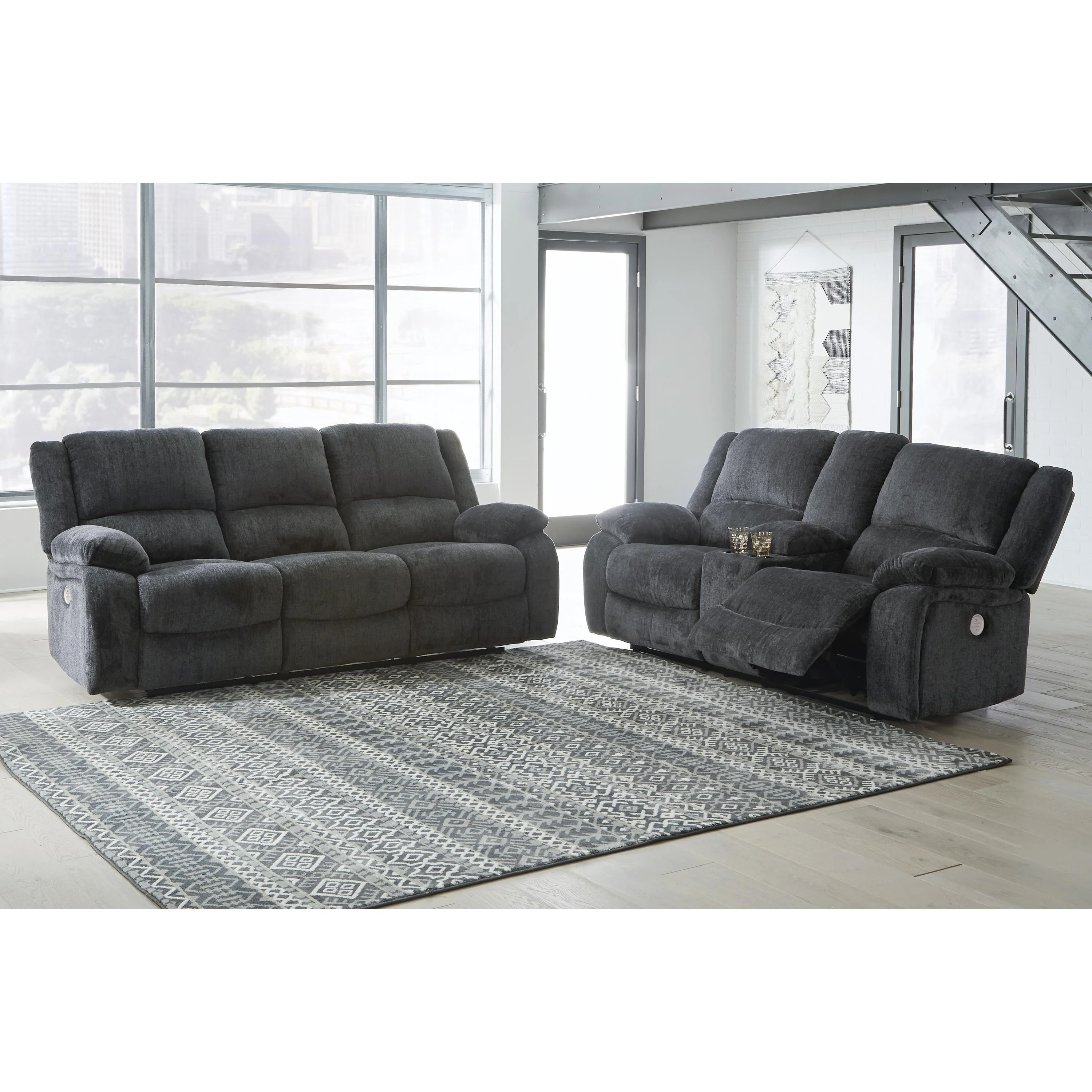 Signature Design by Ashley Draycoll 7650487 Reclining Power Sofa - Image 6