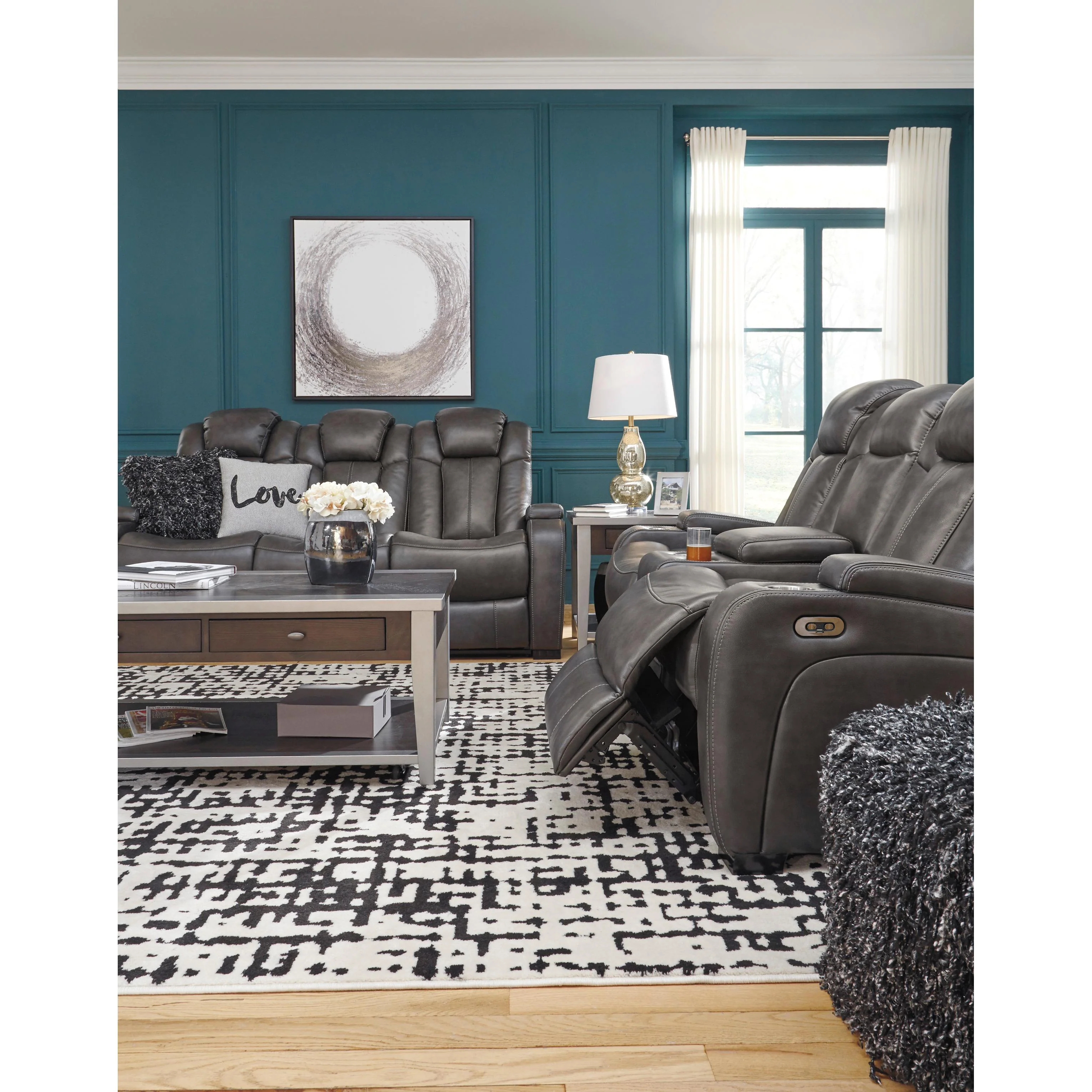 Signature Design by Ashley Turbulance 8500115C Power Reclining Sofa with Adjustable Headrest - Image 10