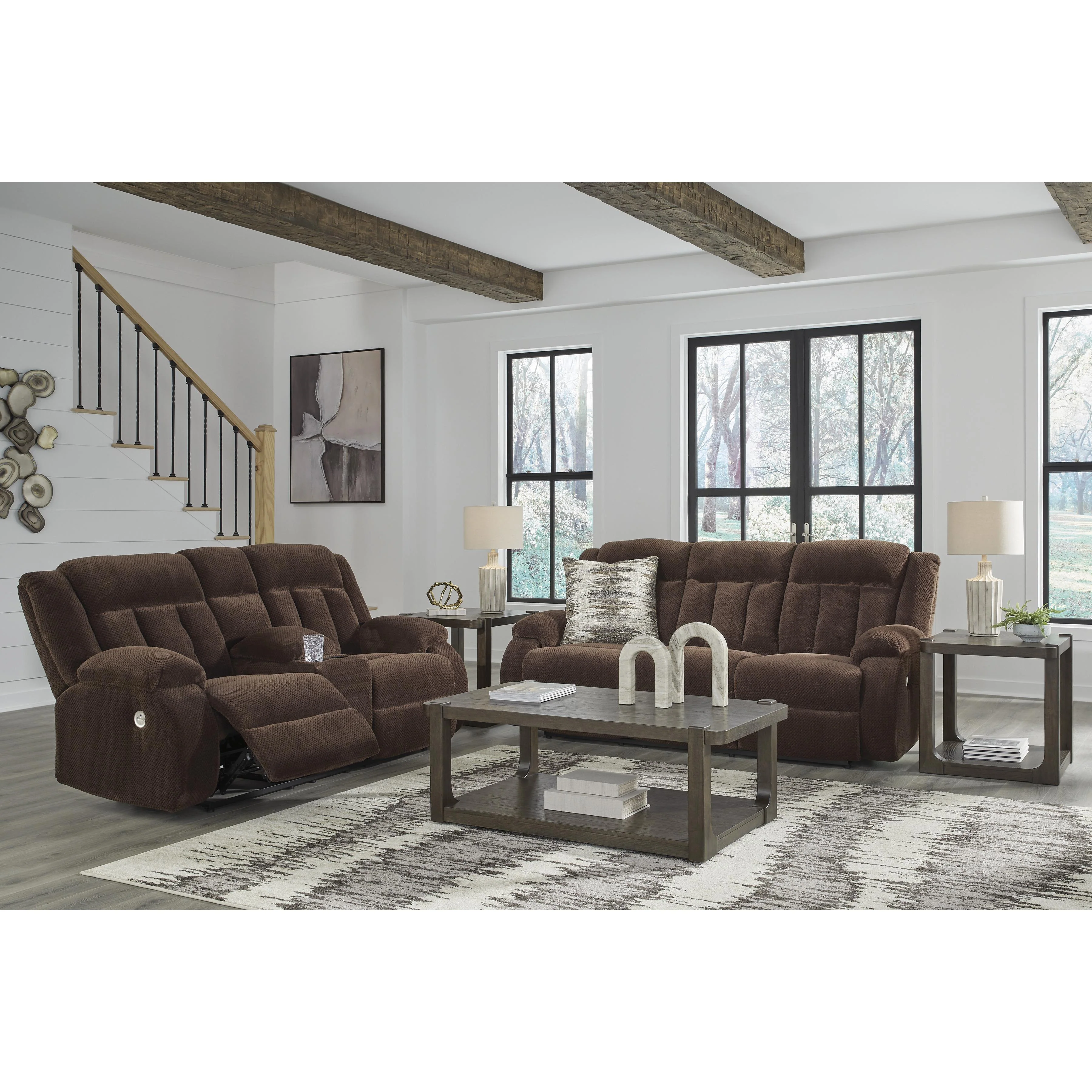 Signature Design by Ashley Free Wake PC2140699 Reclining Power Sofa with Drop Down Table - Image 10