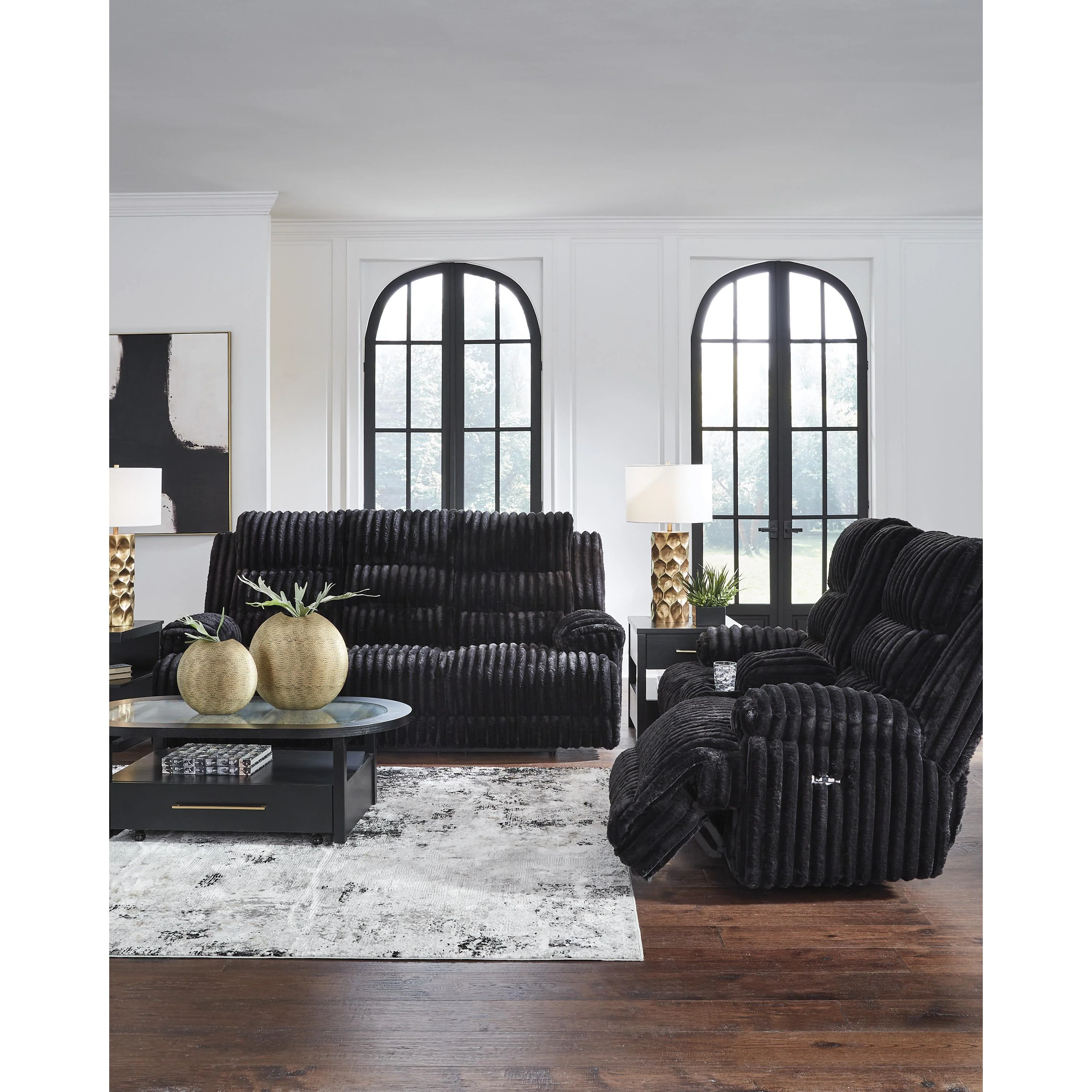Signature Design by Ashley Rhine Falls PC4280599 Reclining Power Sofa with Drop Down Table - Image 12