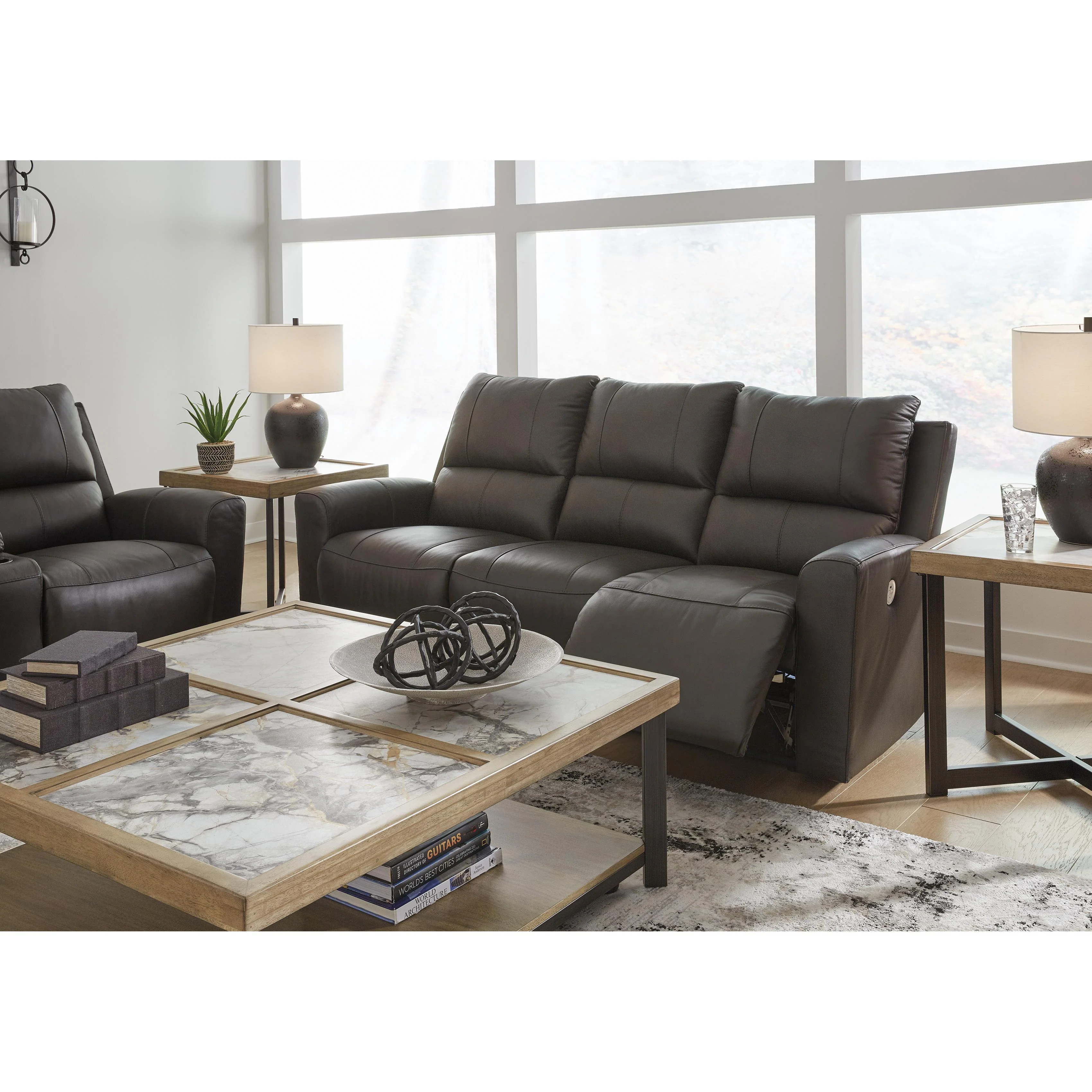Signature Design by Ashley Boxmere U1310087 Reclining Power Sofa - Image 10