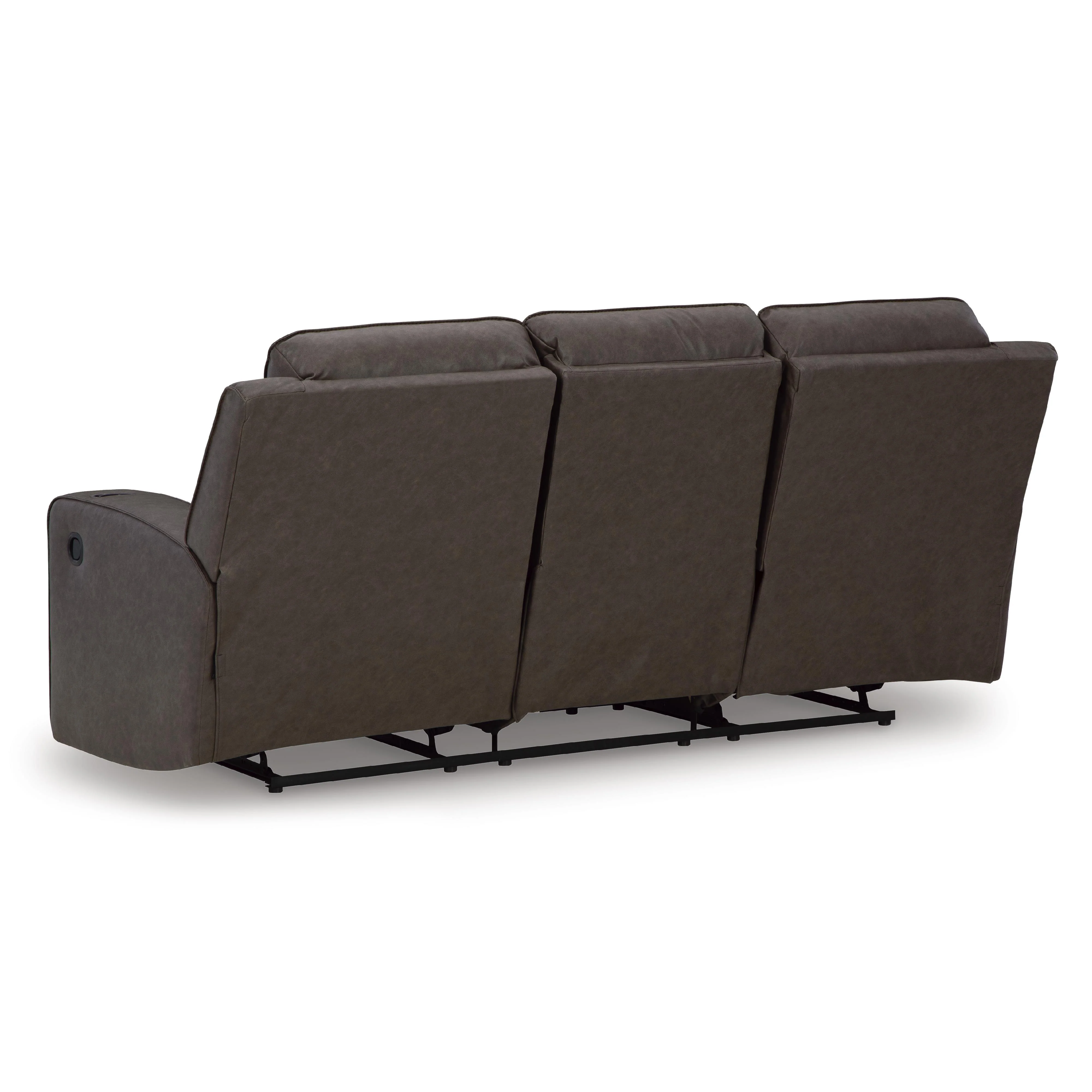 Signature Design by Ashley Lavenhorne 6330689 Reclining Sofa with Drop Down Table - Image 5