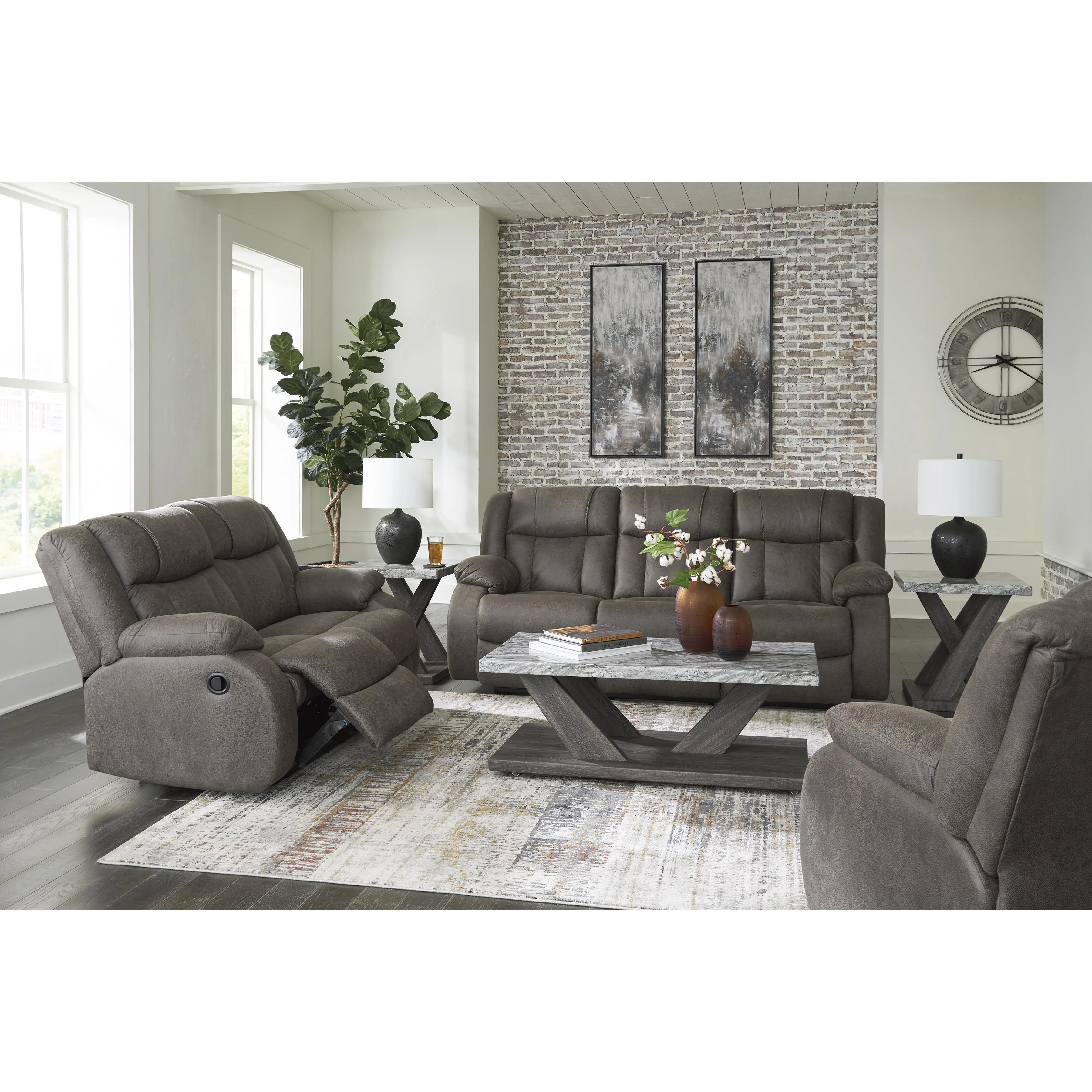 Signature Design by Ashley First Base 6880488 Reclining Sofa - Image 11