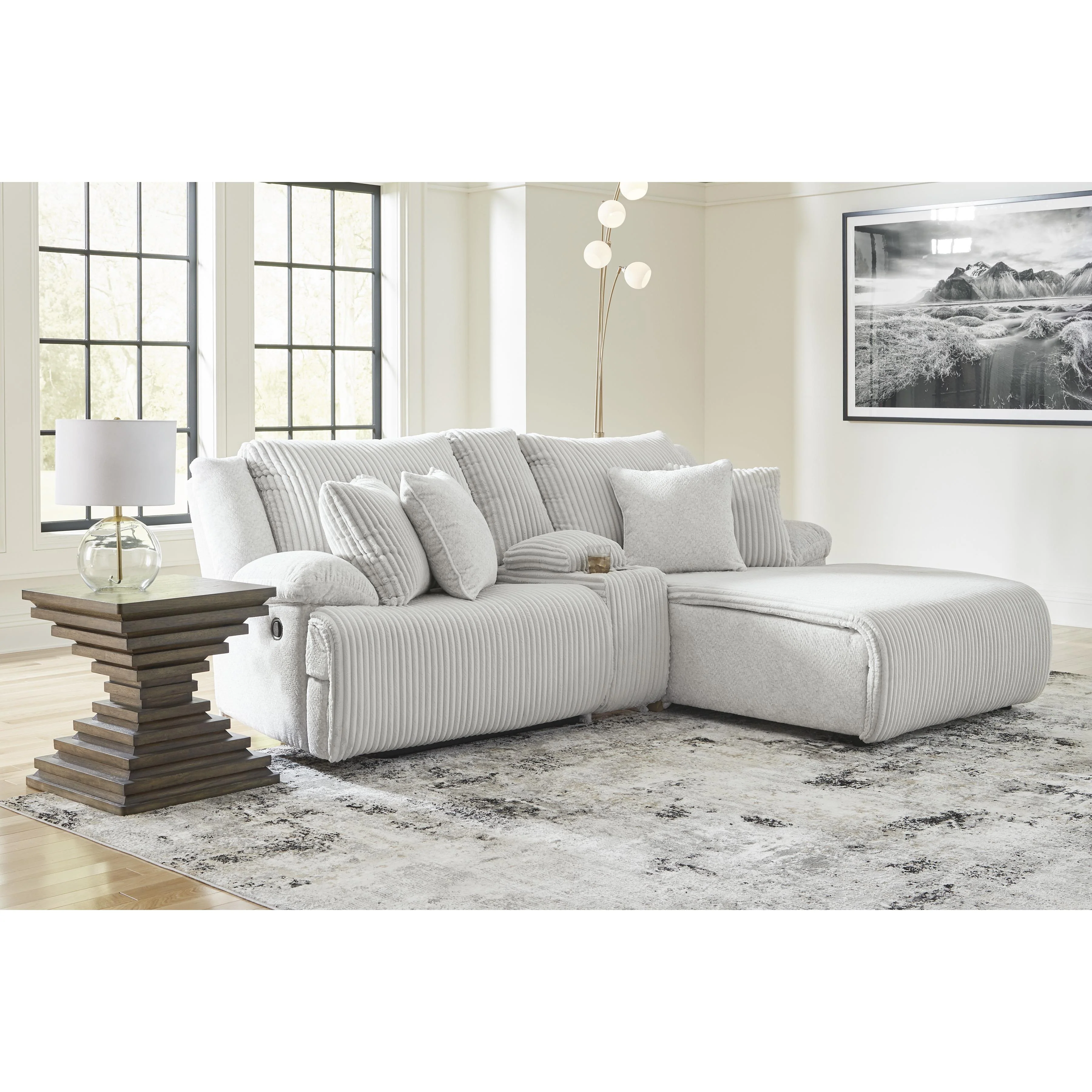 Signature Design by Ashley Top Tier 92706S4C 3 pc Reclining Sectional Sofa with Chaise - Image 4