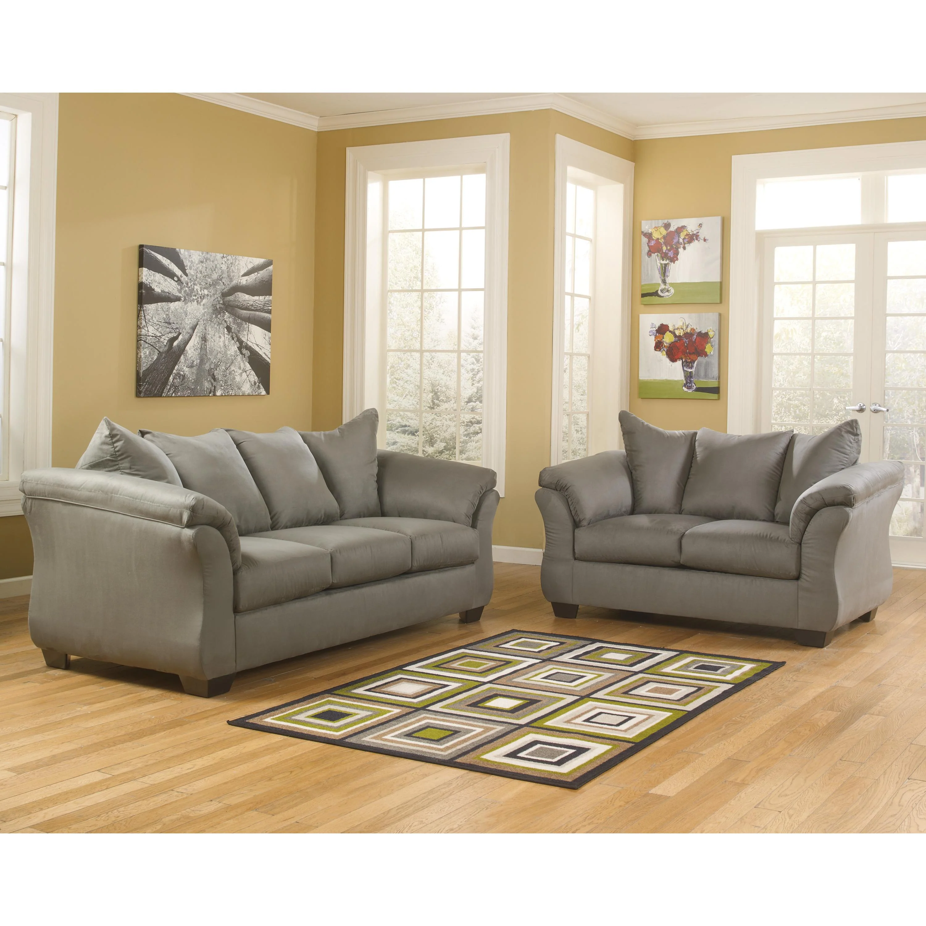Signature Design by Ashley Darcy Stationary Fabric Sofa 7500538 - Image 4