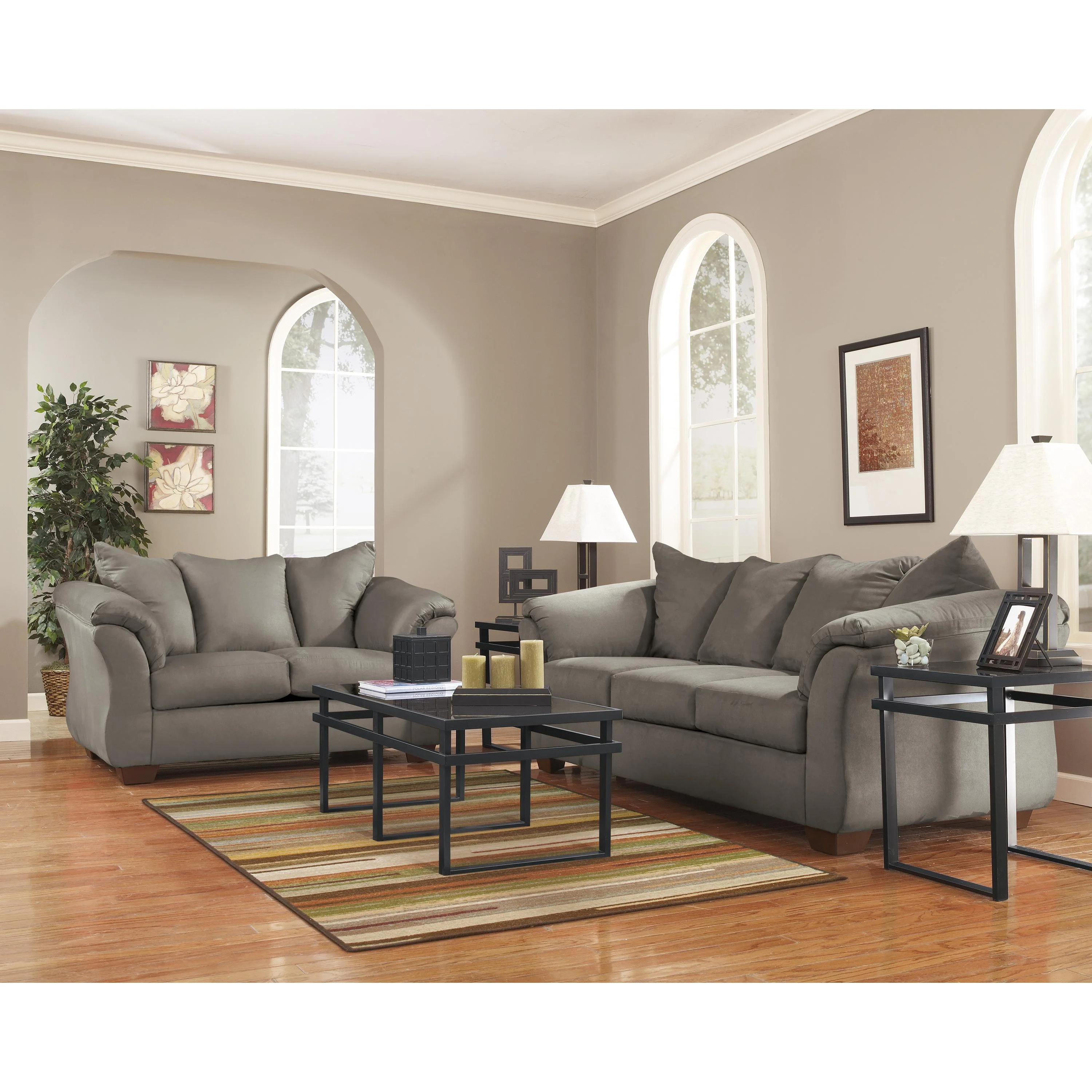 Signature Design by Ashley Darcy Stationary Fabric Sofa 7500538 - Image 7