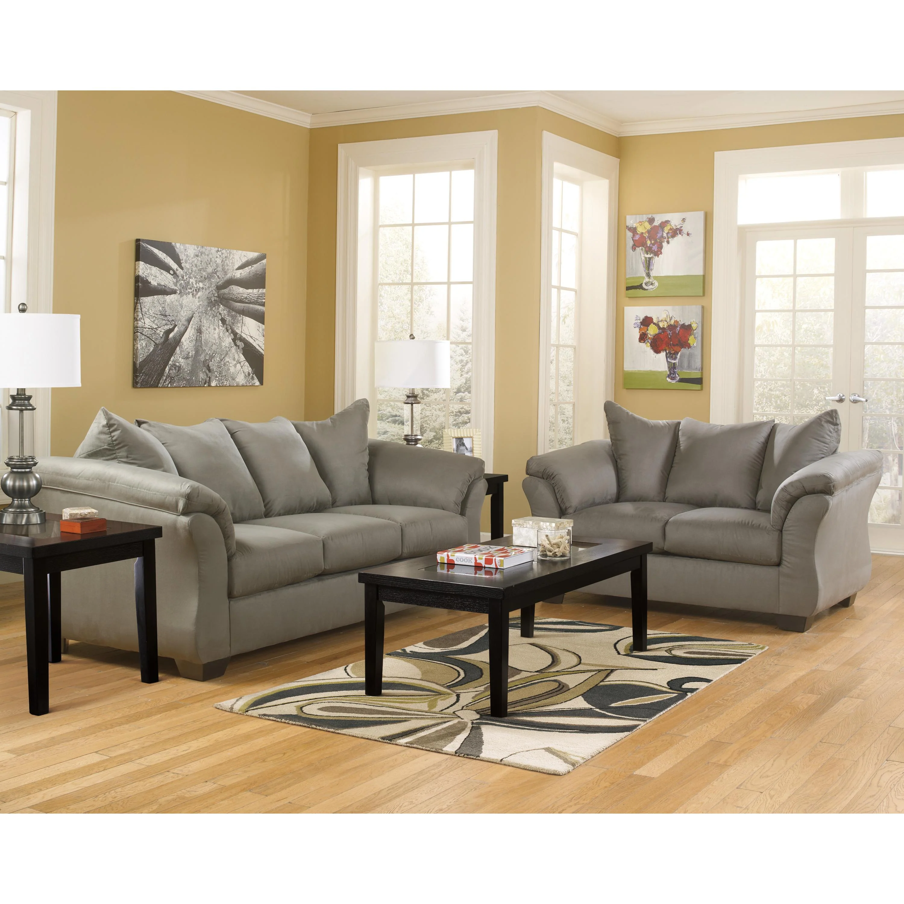 Signature Design by Ashley Darcy Stationary Fabric Sofa 7500538 - Image 9