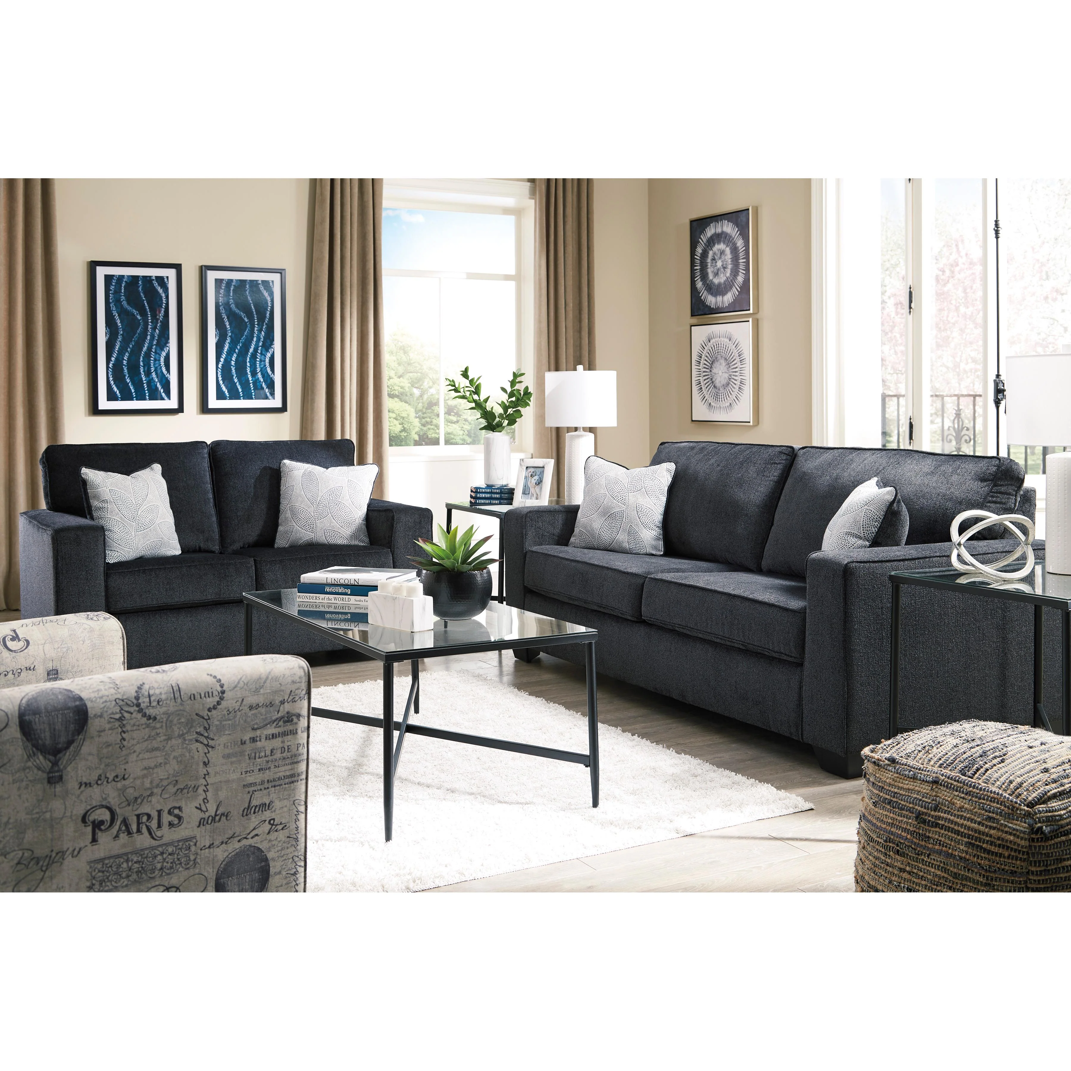 Signature Design by Ashley Altari Stationary Fabric Sofa 8721338 - Image 4
