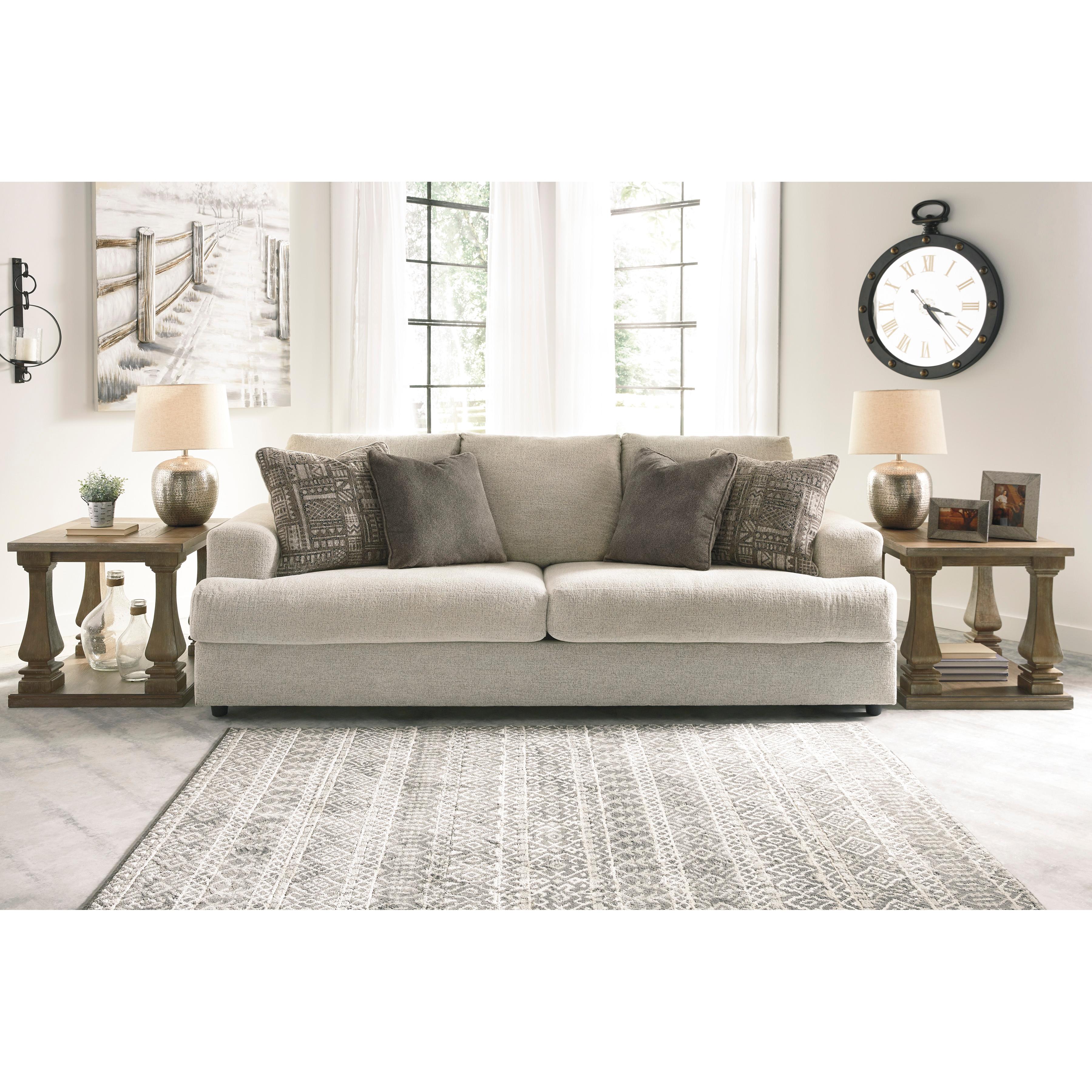 Signature Design by Ashley Soletren Stationary Fabric Sofa 9510438 - Image 4