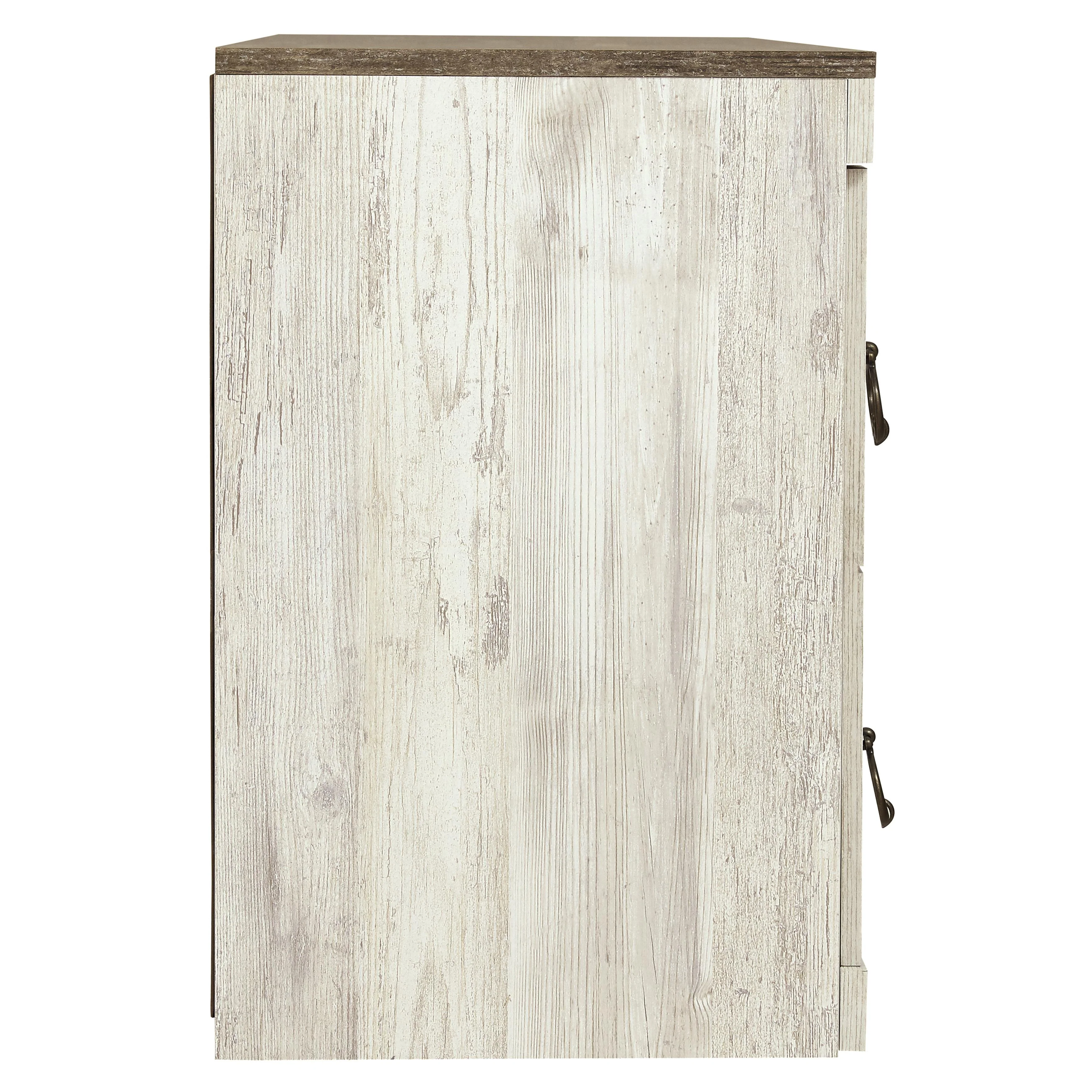 Signature Design by Ashley Willowton EW0267-268 Large TV Stand with Fireplace Option - Image 4