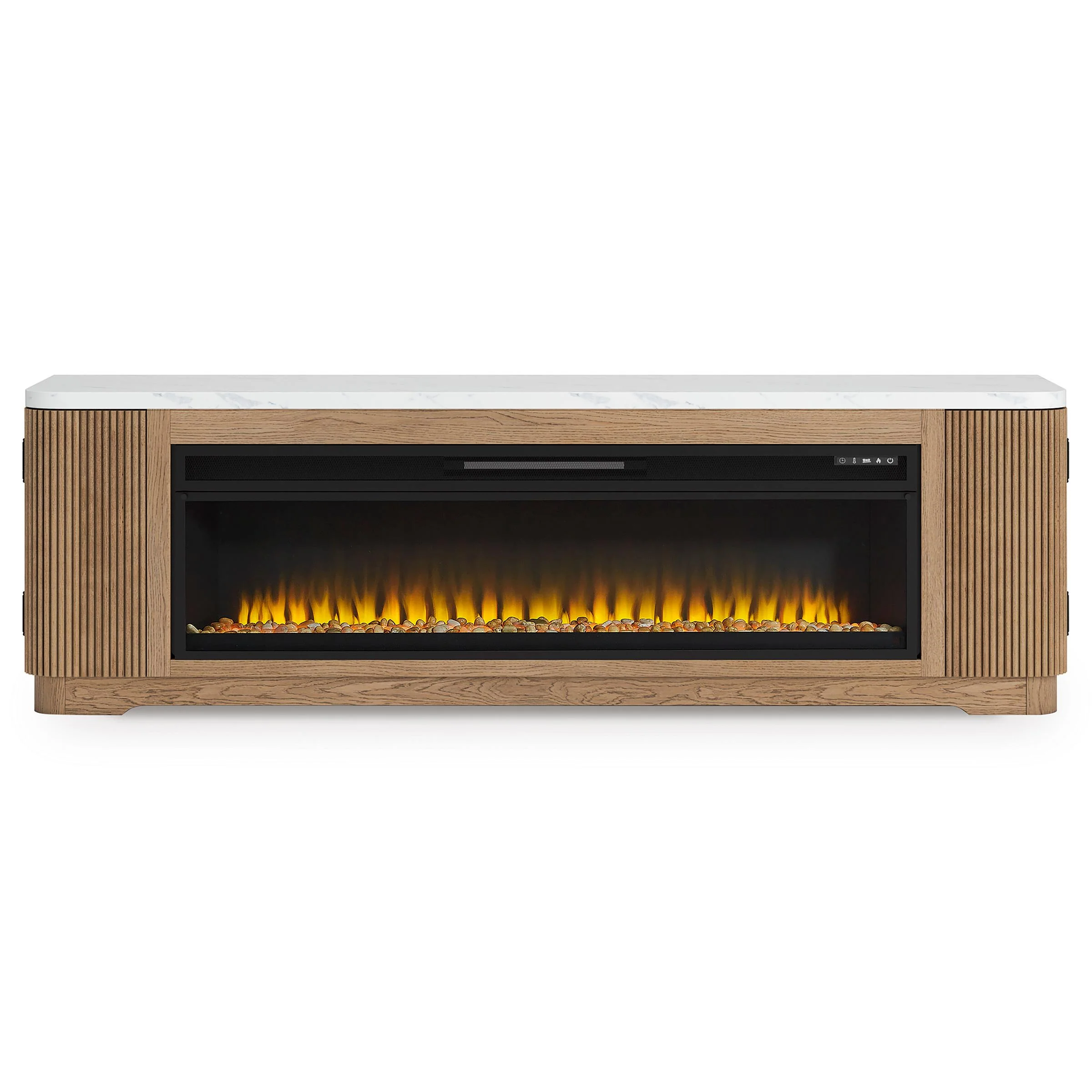 Signature Design by Ashley Camdill W808W1 80" TV Stand with Electric Fireplace - Image 6