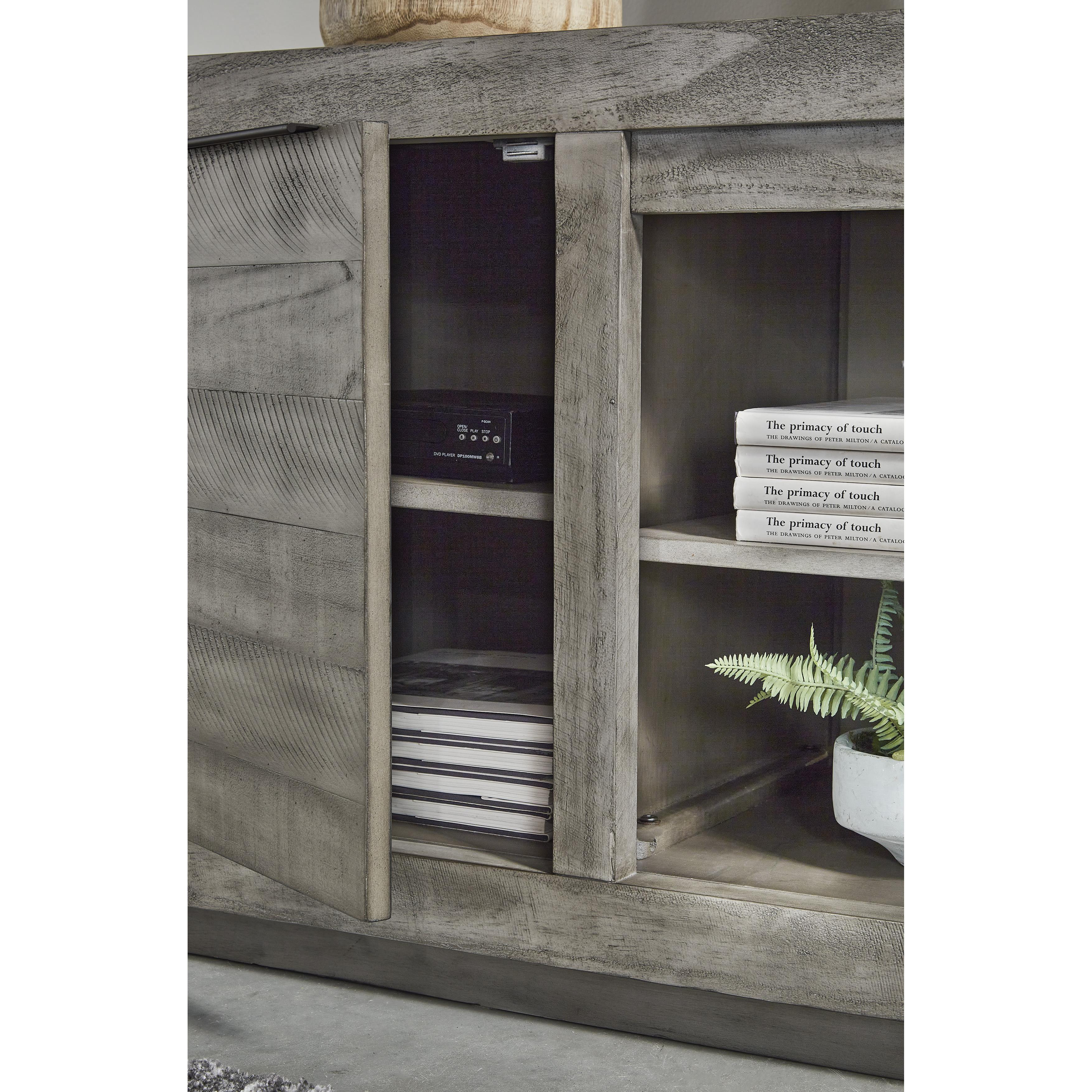Signature Design by Ashley Naydell W996-78 Extra Large TV Stand with Fireplace Option - Image 5