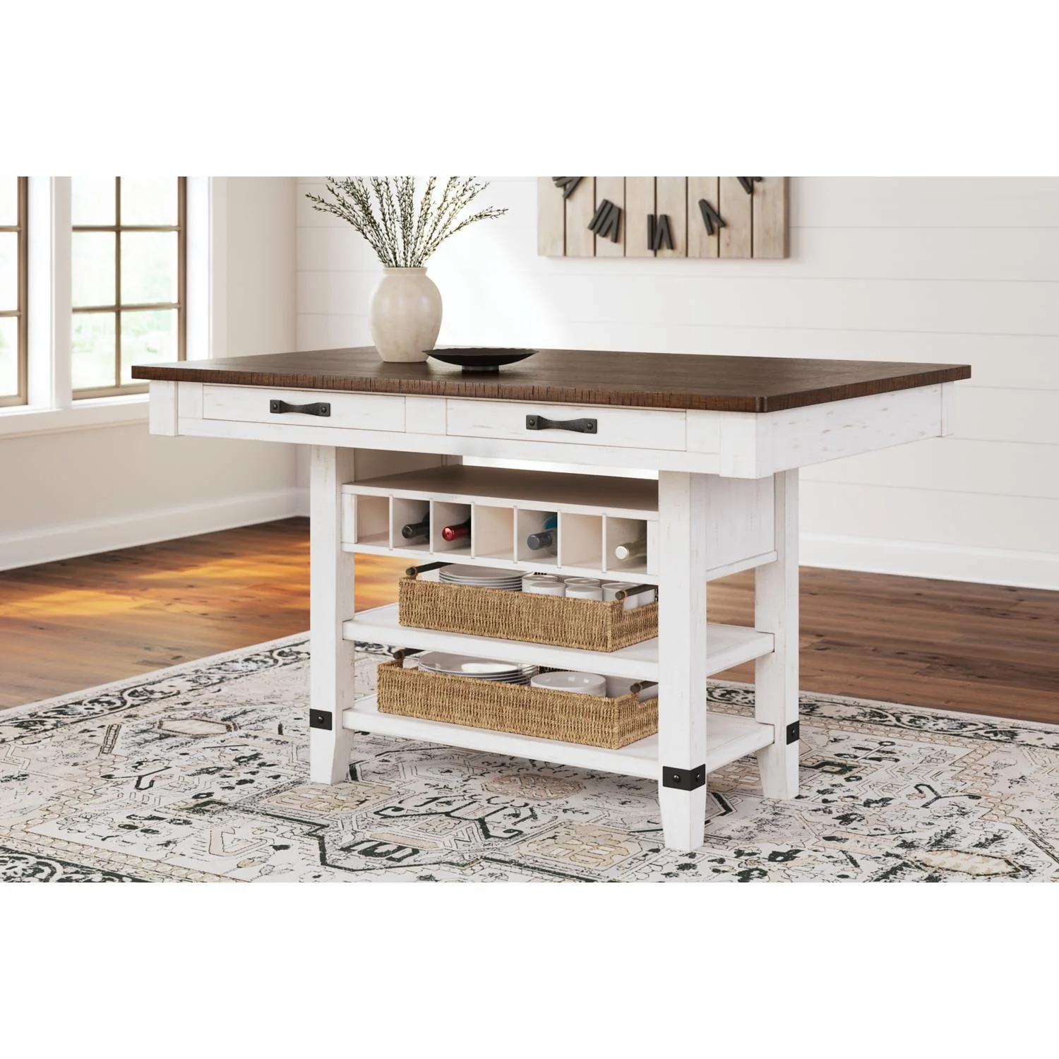 Signature Design by Ashley Valebeck D546D10 5 pc Counter Height Dining Set - Image 10