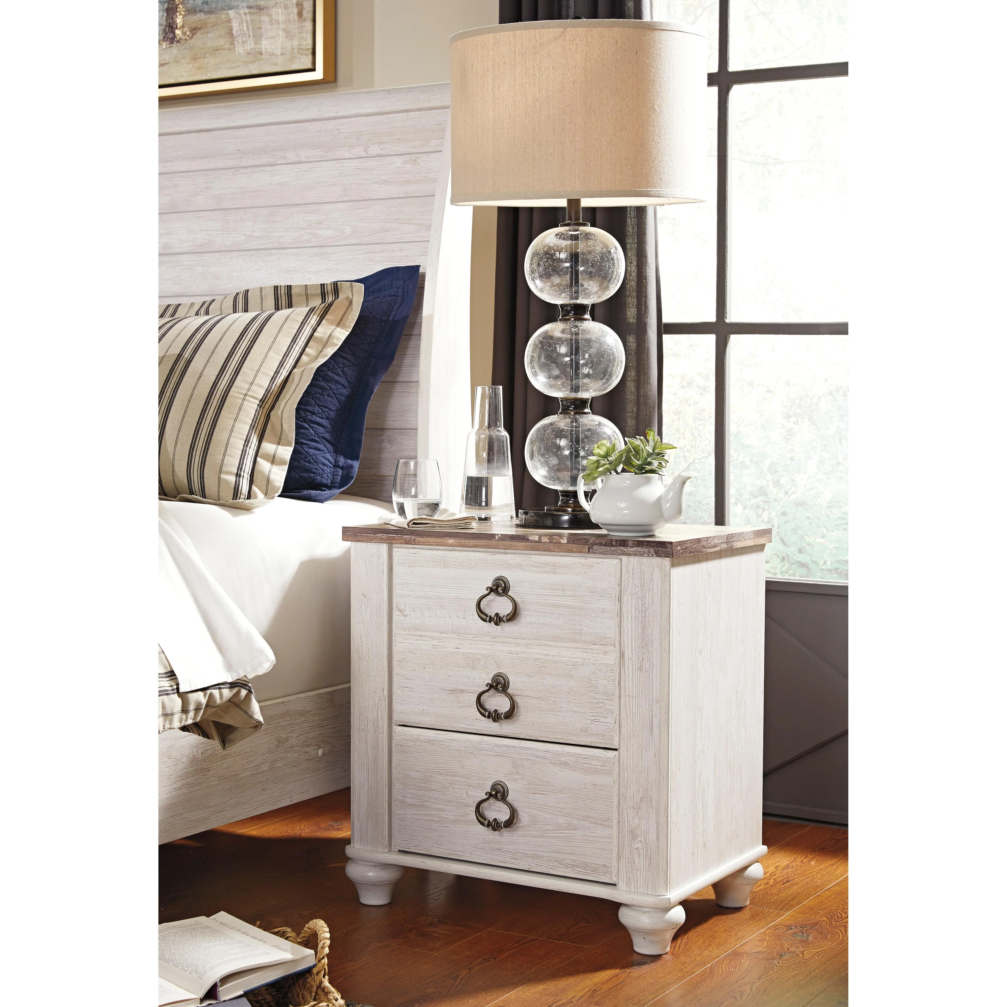 Signature Design by Ashley Willowton B267B34 8 pc Queen Panel Bedroom Set - Image 5