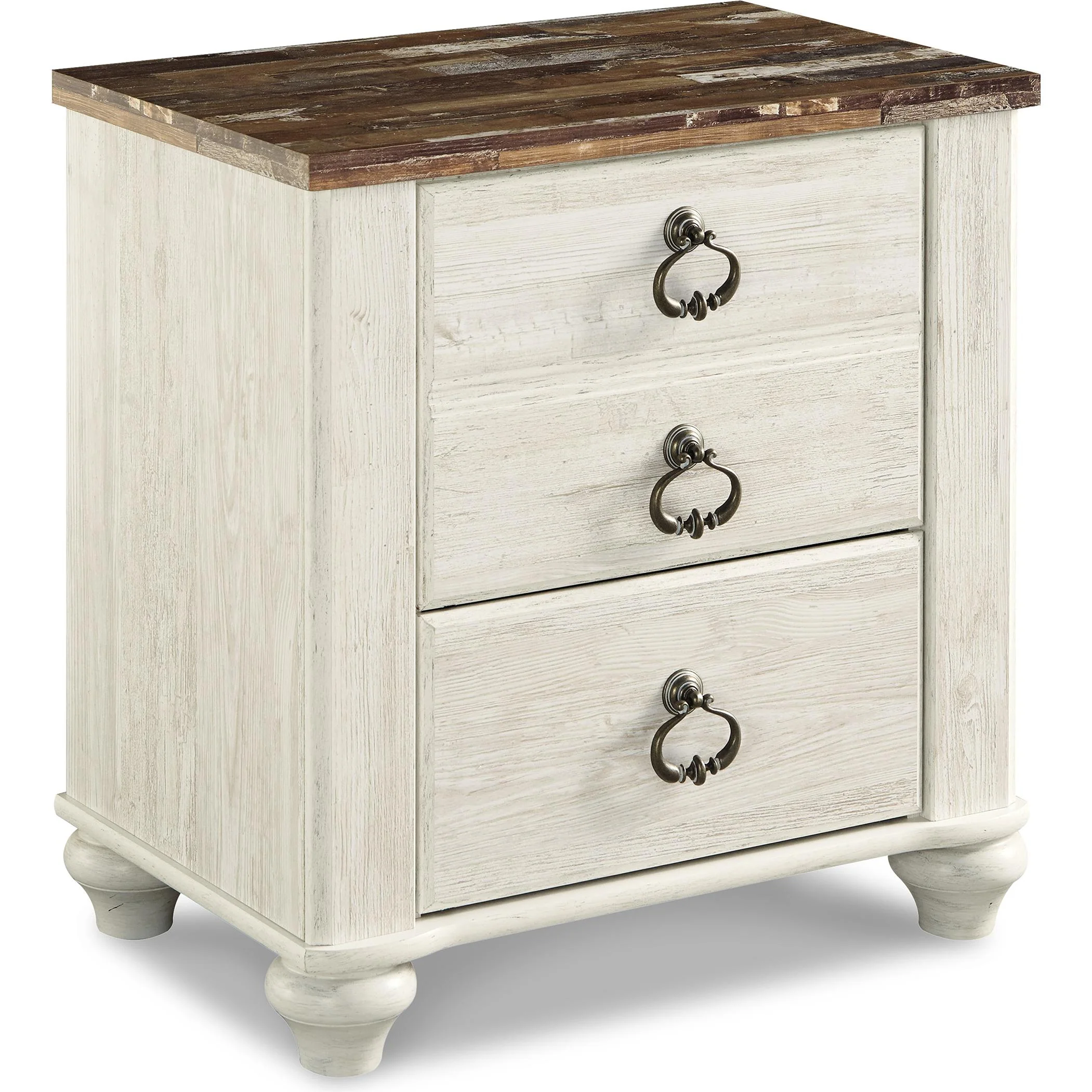 Signature Design by Ashley Willowton B267B55 7 pc Queen Sleigh Bedroom Set - Image 5