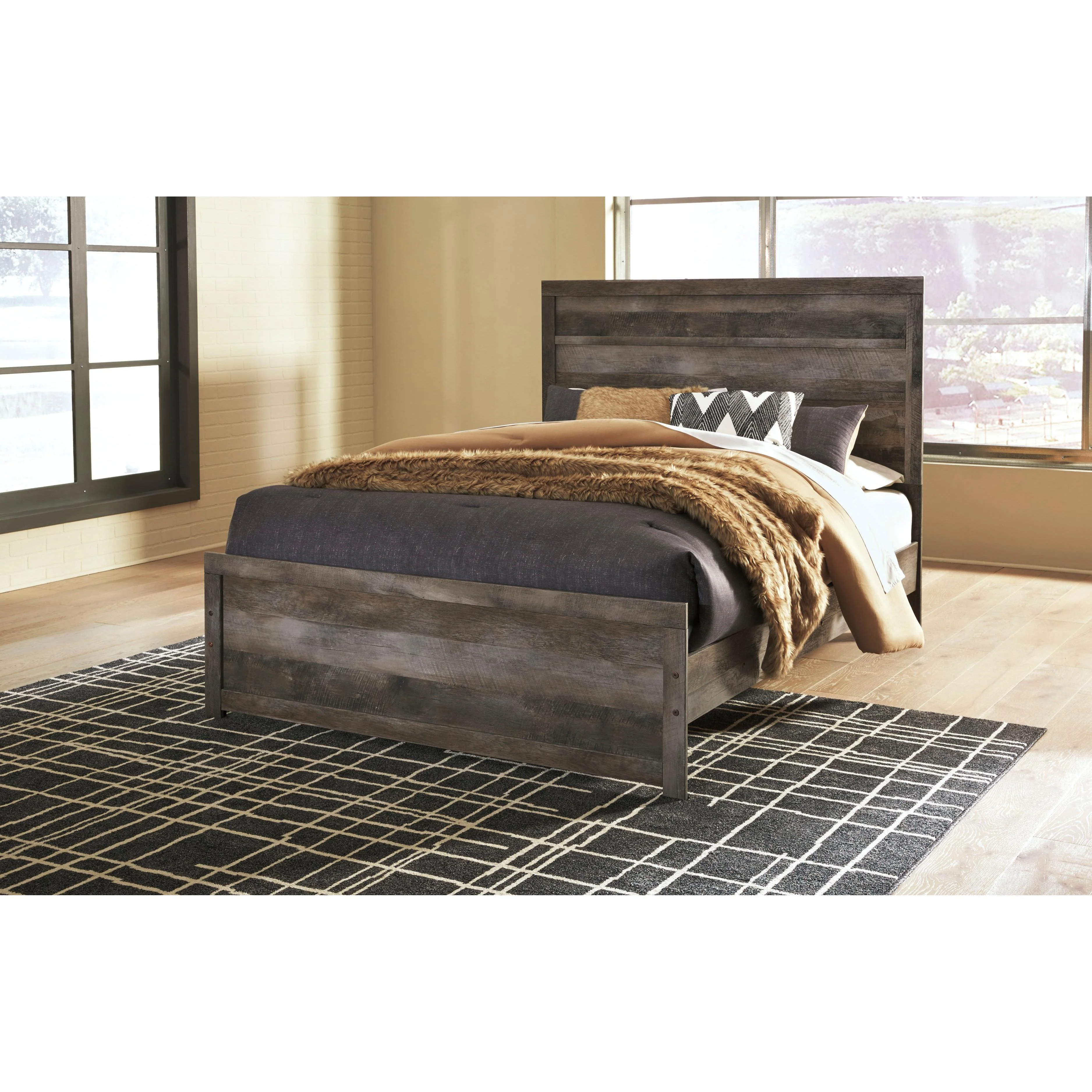 Signature Design by Ashley Wynnlow B440 7 pc Queen Panel Bedroom Set - Image 2