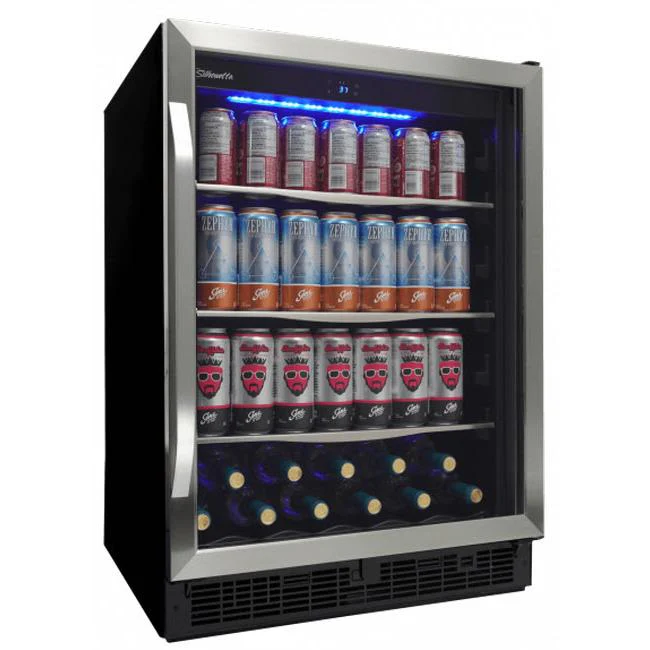 Silhouette Riccotta 24-inch Freestanding Combination Beverage Center SBC057D1BSS - Image 4