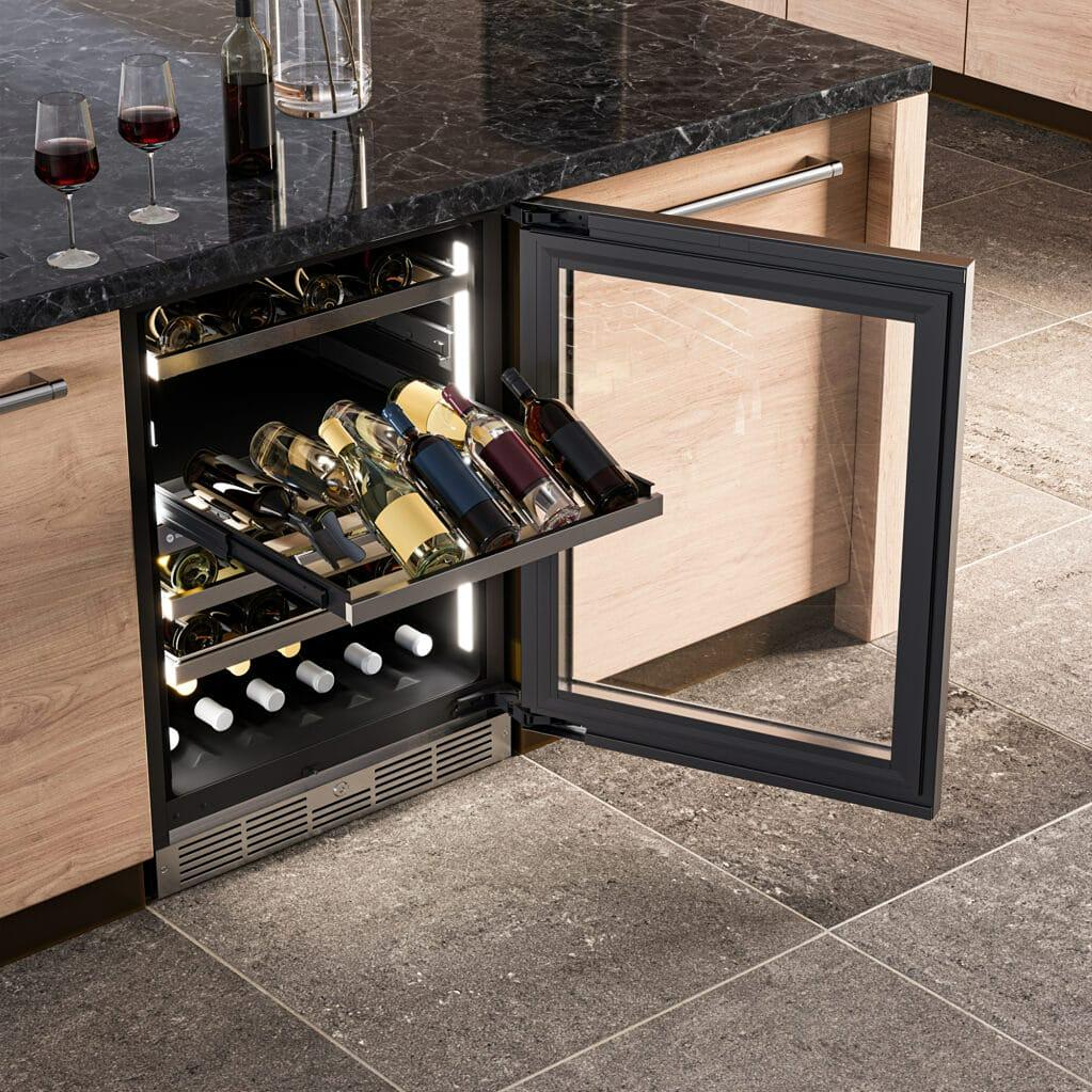 Silhouette 51-Bottle Pro Gen 3 Series Wine Cellar with Two Zones SPRWC052D3SS-P - Image 5