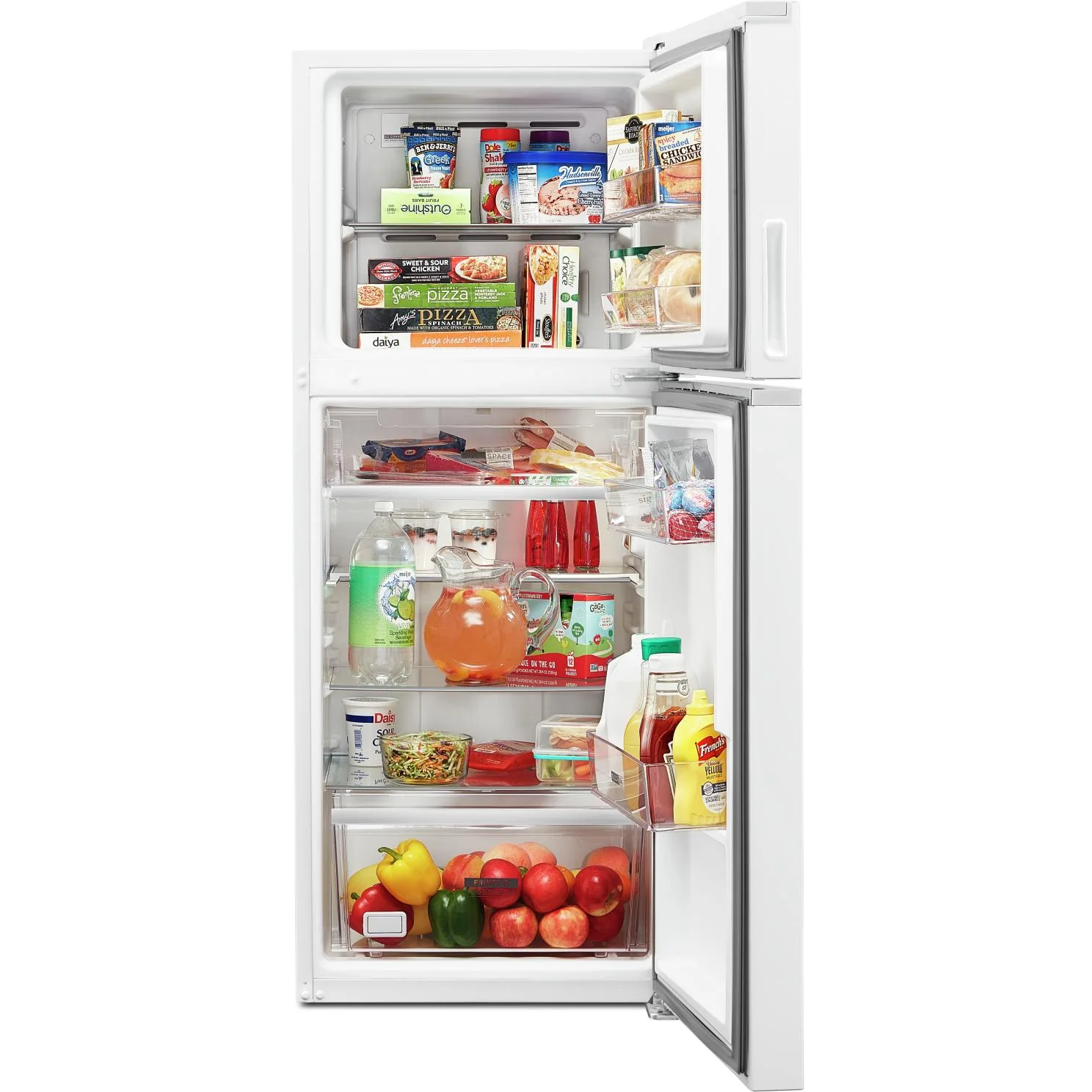 Whirlpool 24 3/8", 11.6 cu.ft. Top Freezer Freestanding Refrigerator with Freezer Temperature Controls WRT312CZJW - Image 5