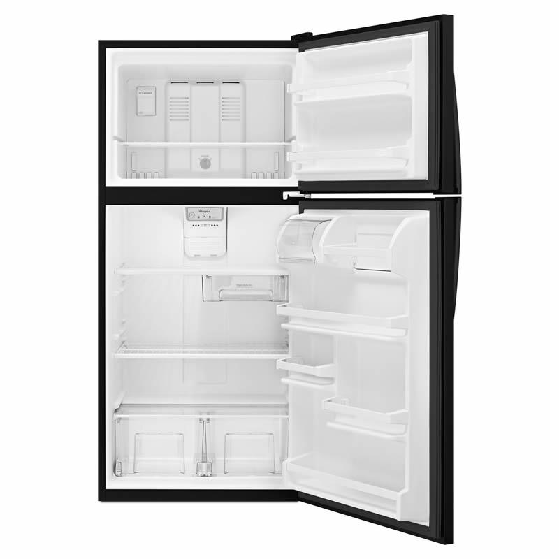 Whirlpool 30-inch, 18.25 cu. ft. Top Freezer Refrigerator WRT148FZDB - Image 4
