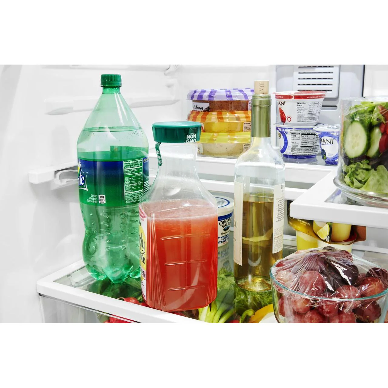 Whirlpool 30-inch, 19.7 cu.ft. Freestanding French 3-Door Refrigerator with Exterior Water Dispenser with EveryDrop® Filtration WRF560SEHW - Image 4