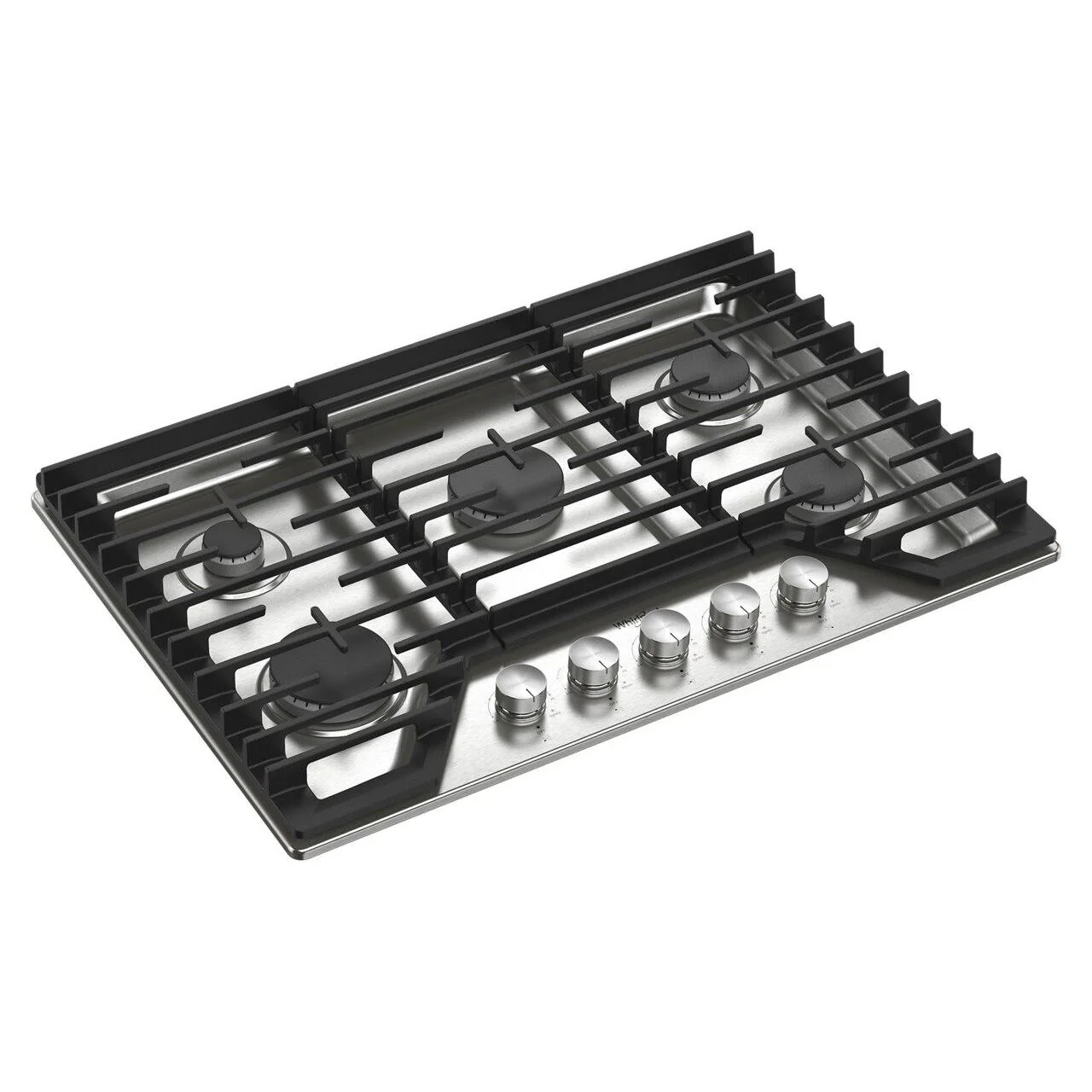 Whirlpool 30-inch Built-in Gas Cooktop with SpeedHeat™ Burner WCGK7030PS - Image 2