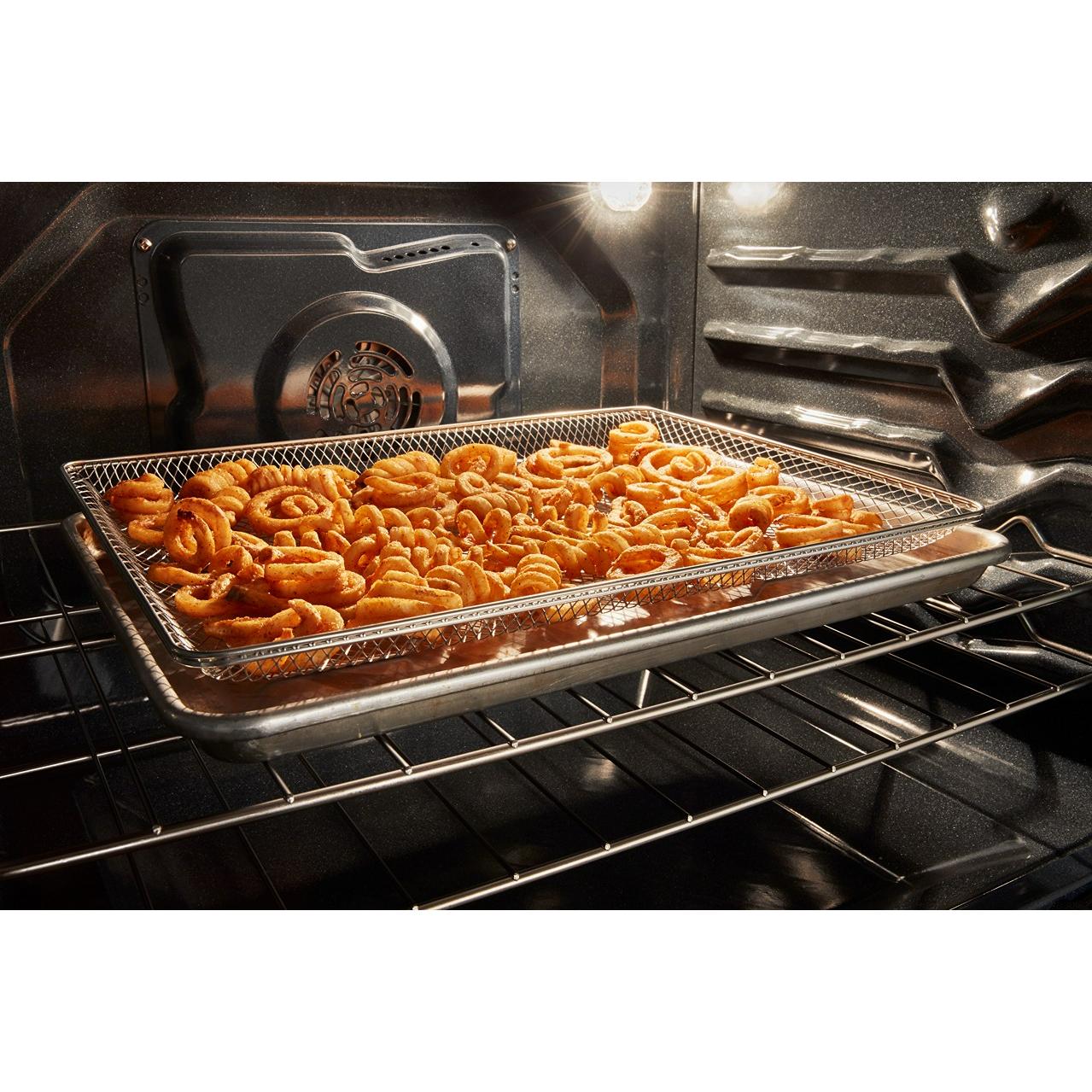 Whirlpool 30-inch Electric Range with Air Cooking Technology and Steam Clean YWFES4530SW - Image 4
