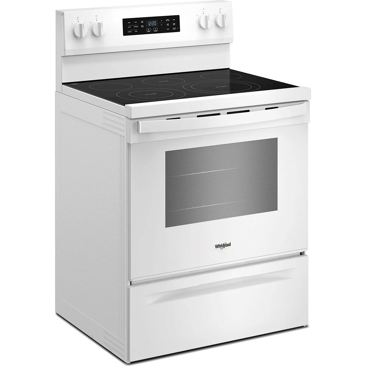 Whirlpool 30-inch Electric Range with Air Cooking Technology YWFES5730SW - Image 5