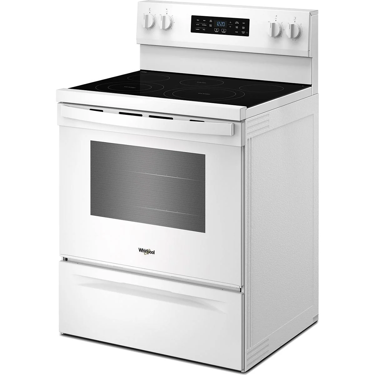 Whirlpool 30-inch Electric Range with Air Cooking Technology YWFES5730SW - Image 6