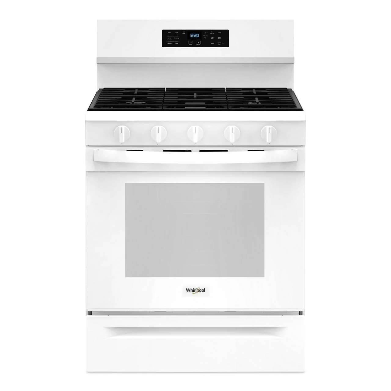 Whirlpool 30-inch Freestanding Gas Range with Air Fry Technology WFGS5030RW