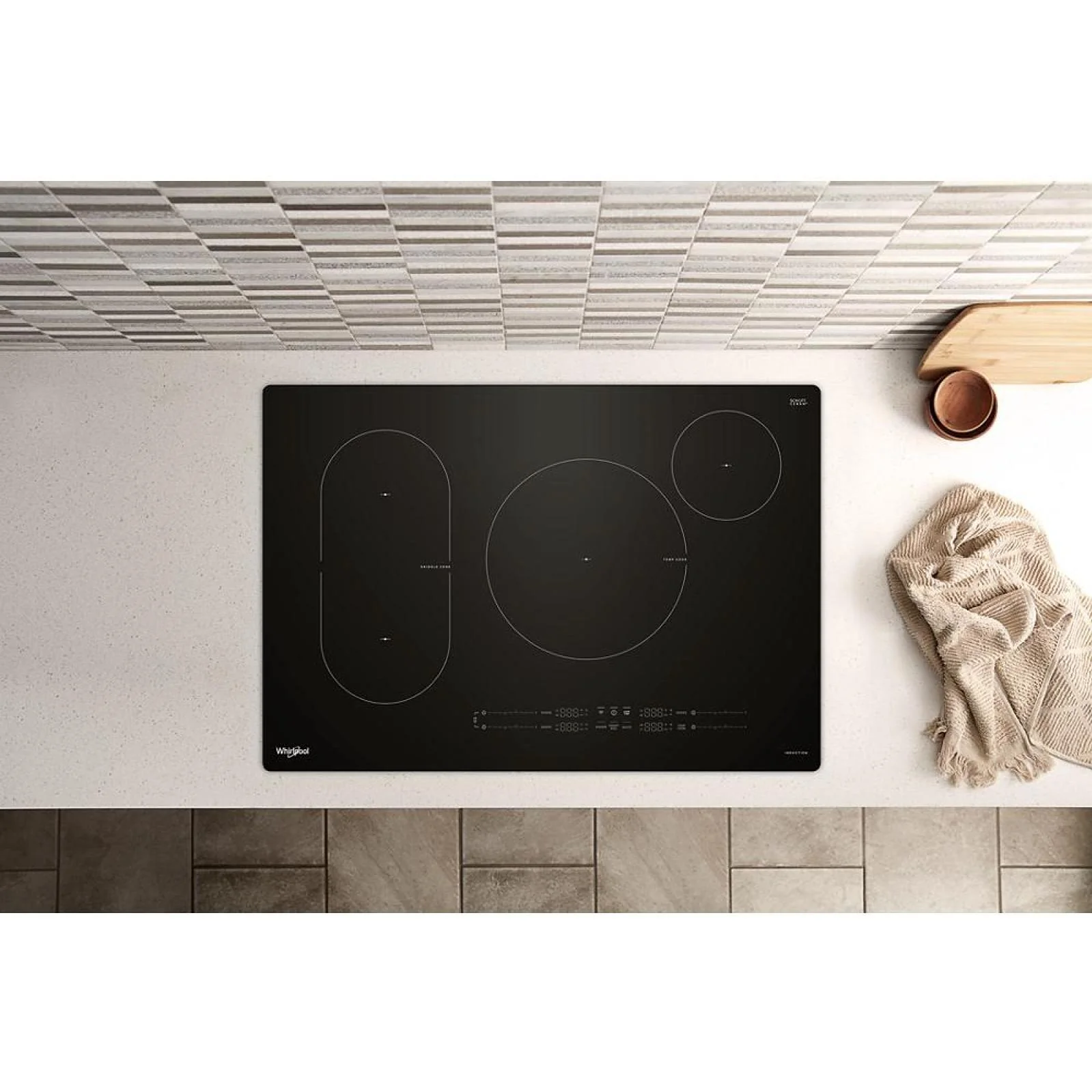 Whirlpool 30-inch Intelligent Induction Cooktop with Temp Cook™ Technology WCIT7030SB - Image 8